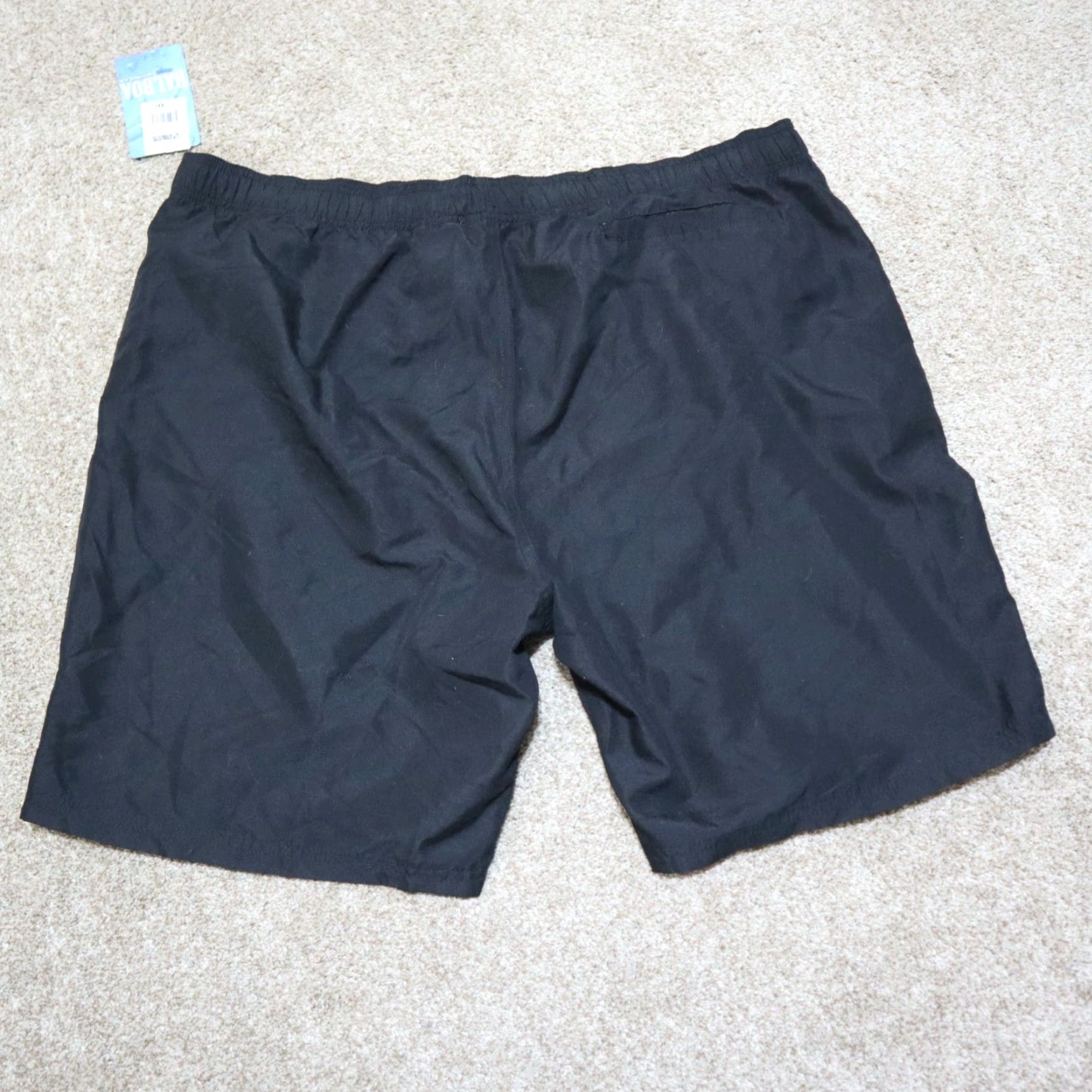 Vintage BALBOA Black Mens Surf Trunks Board Shorts With Pockets Geometric 2XL XXL 2XL Adult Regular Size US 39 - 8 Thumbnail