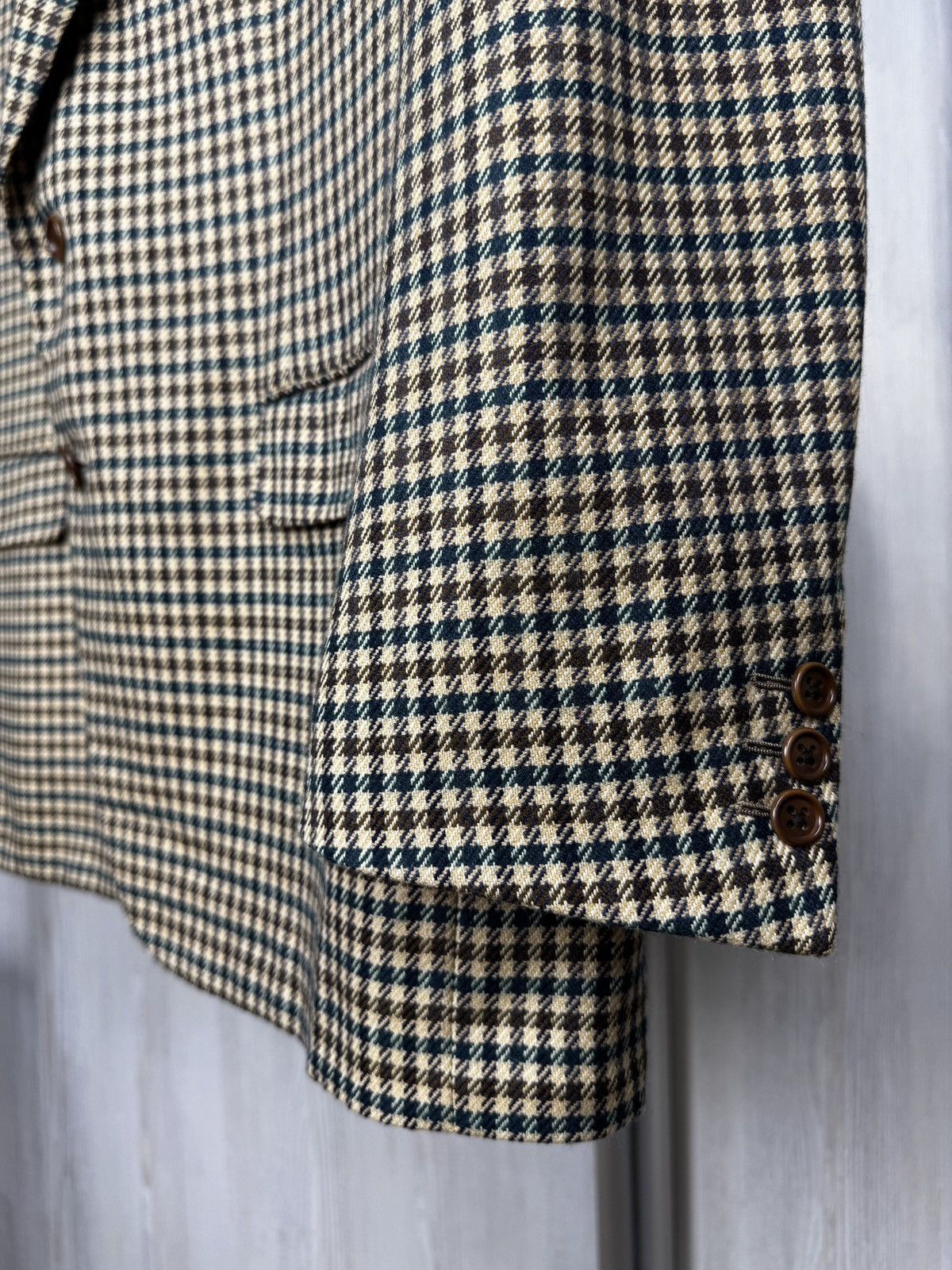 Belvest Belvest vintage checkered houndstooth 100% cashmere blazer Size 44R - 7 Thumbnail