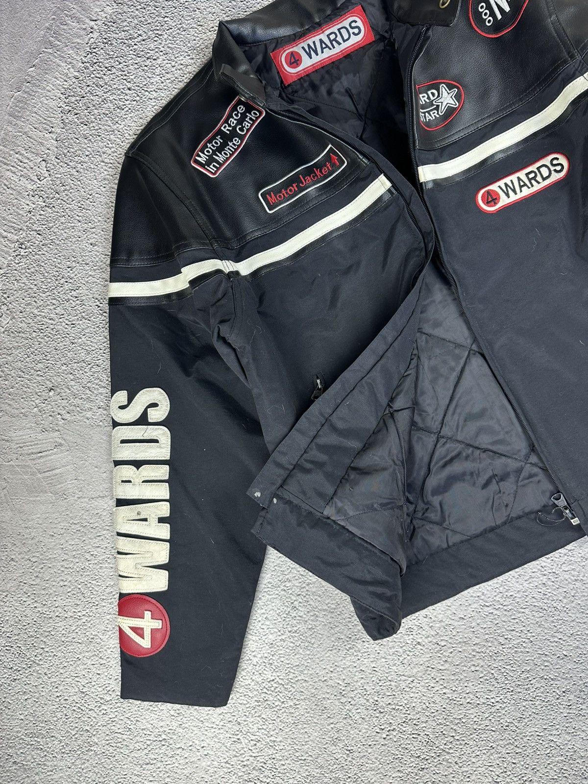 Other Vintage Racing Jacket Wards RingDenim Stop’n Feel Free Motor Size US L / EU 52-54 / 3 - 6 Thumbnail