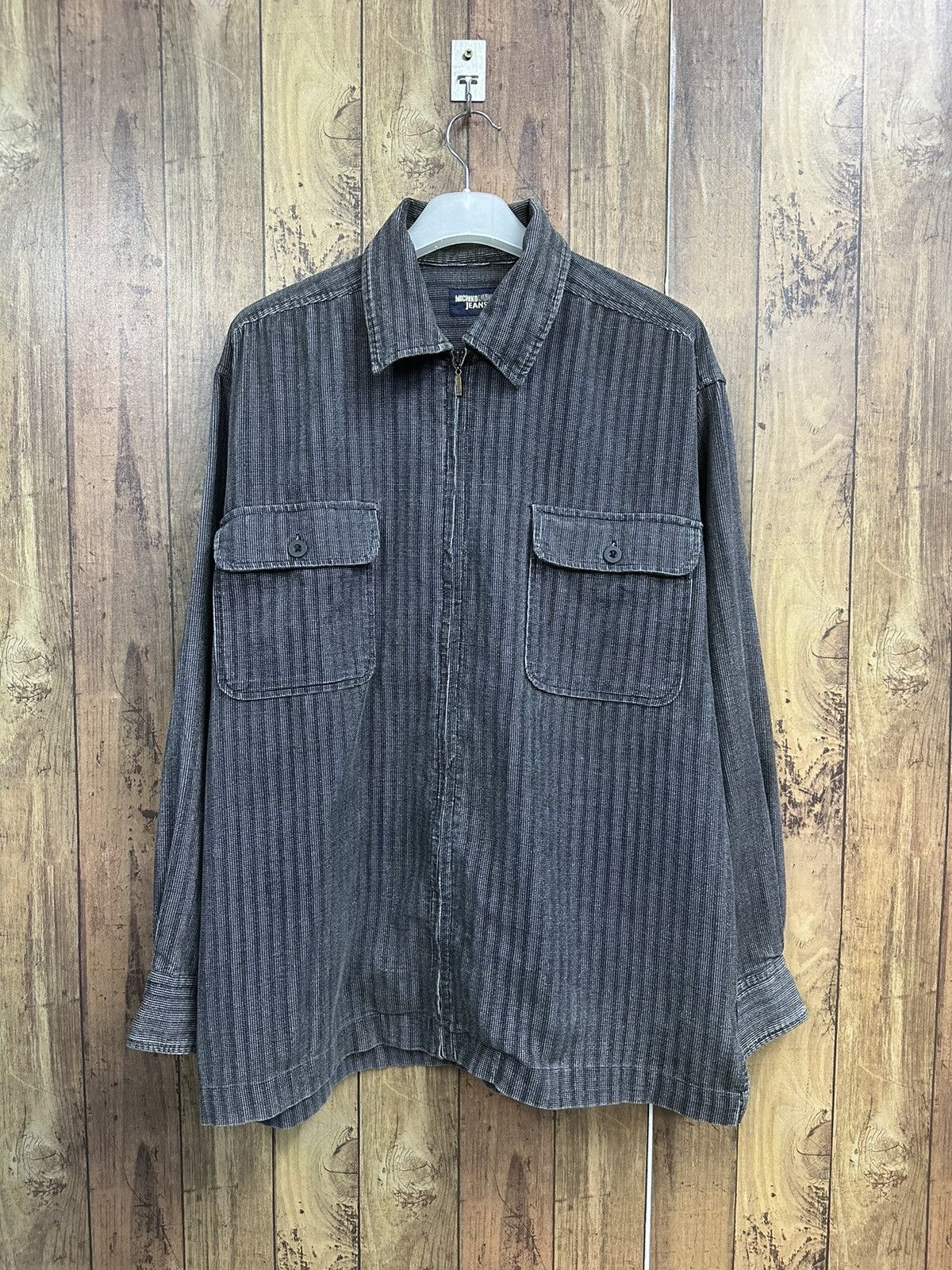 Flannel × Michiko Koshino London × Vintage Vintage Michiko London Jeans Zipper Flannel Z42 Size US M / EU 48-50 / 2 - 1 Thumbnail