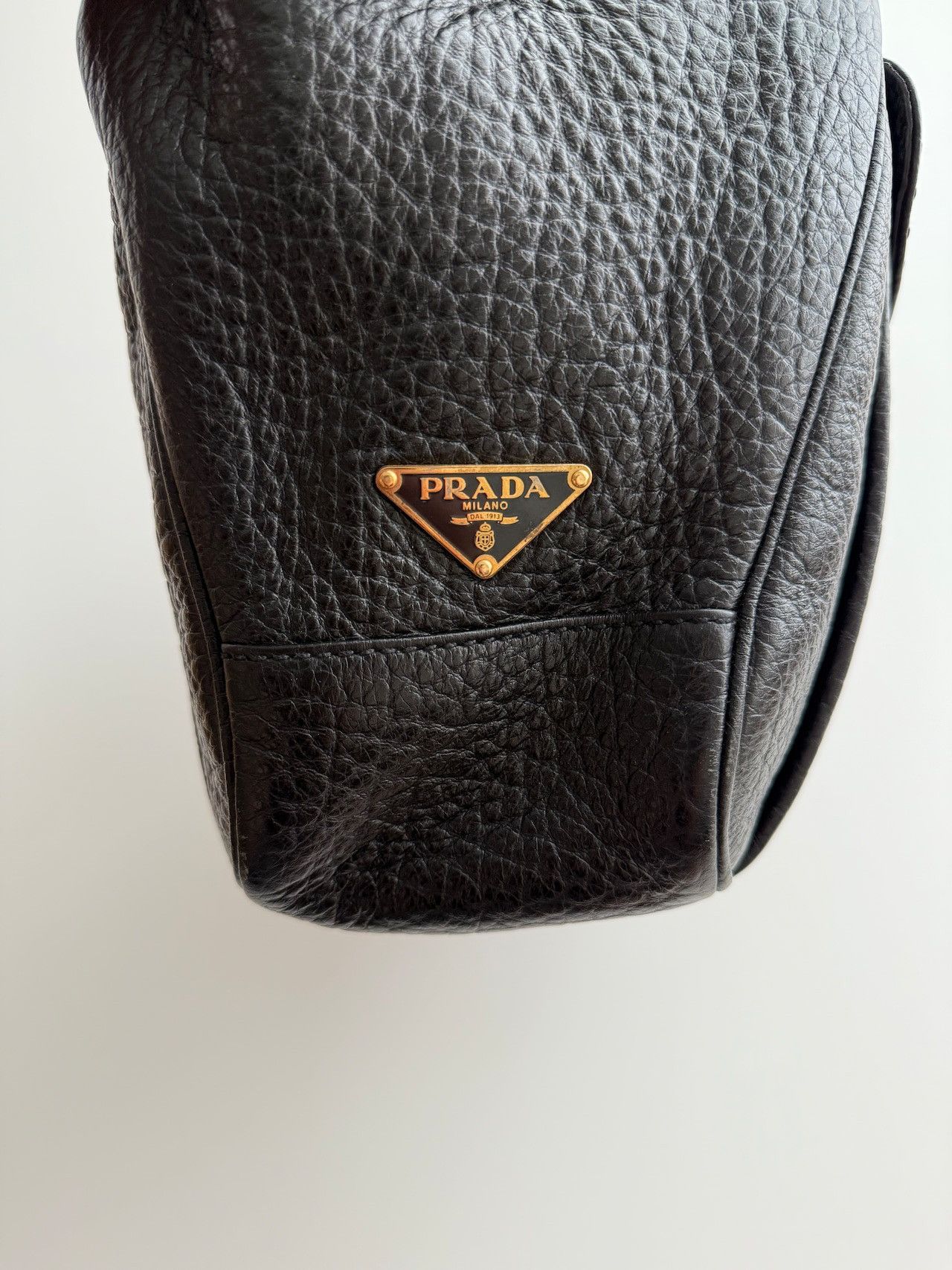 Prada FW2003 PRADA LEATHER HAND BAG Size ONE SIZE - 3 Thumbnail