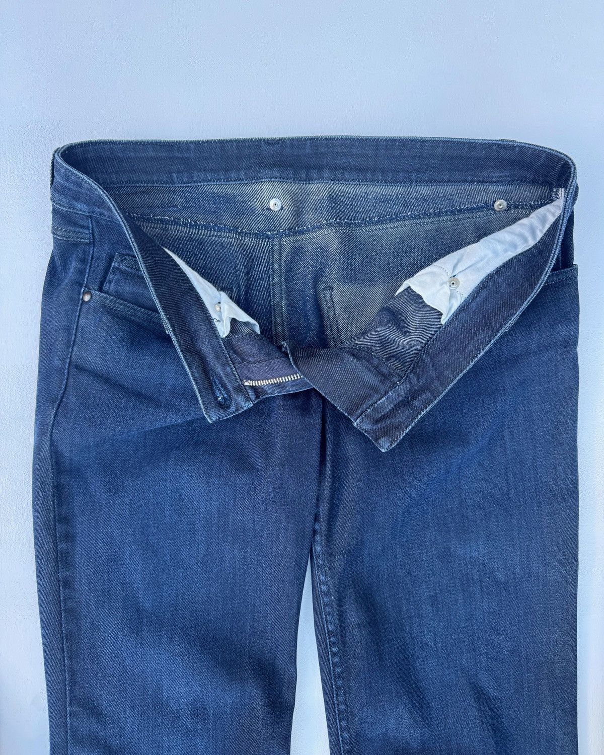 Fendi Fendi Petrol Low Waist Denim Pants Size US 31 - 6 Thumbnail