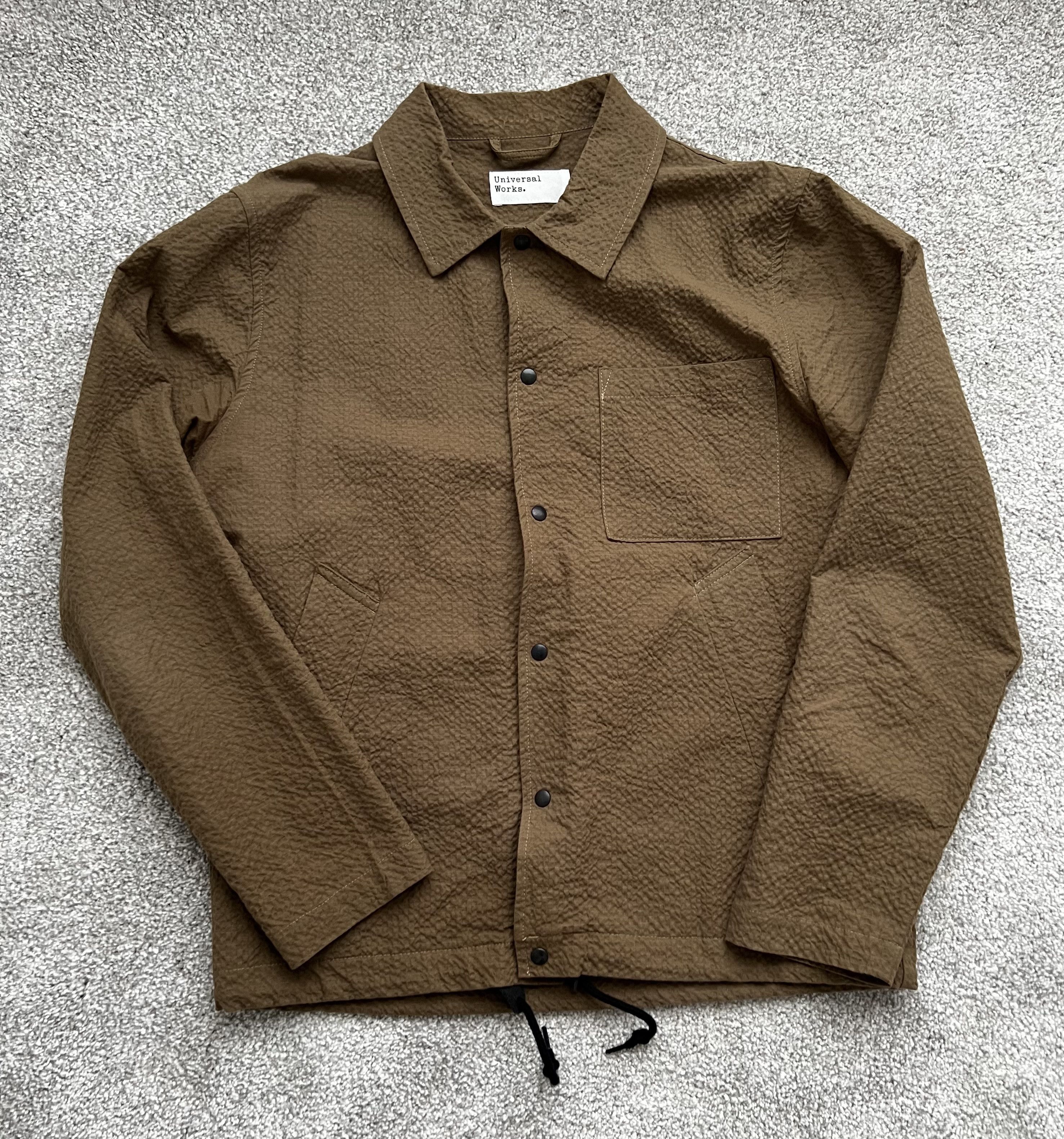 Universal Works Porto Jacket Seersucker Size US M / EU 48-50 / 2 - 1 Thumbnail