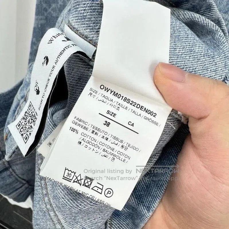 Off-White Off-White Summer Denim Short Sleeve Dress . Size M / US 6-8 / IT 42-44 - 6 Thumbnail