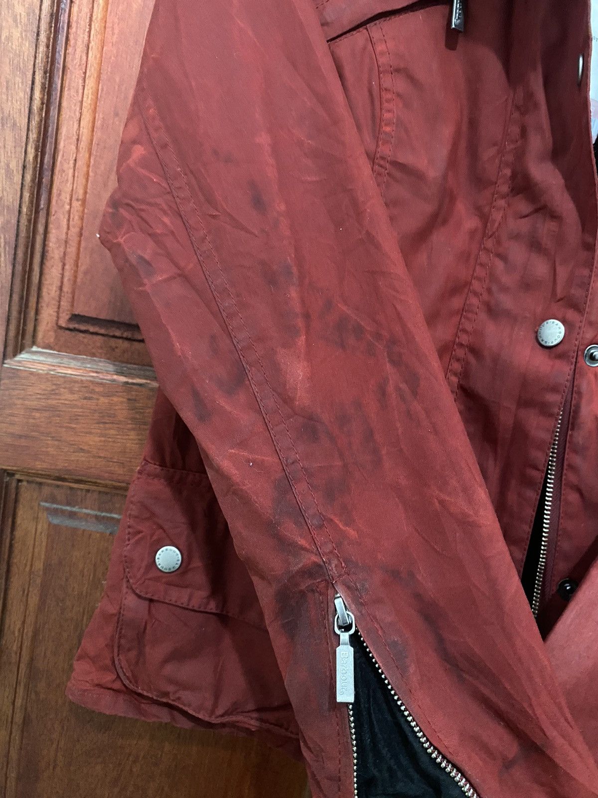 Barbour Barbour Hillberry Quilted Lined Waxed Riding Jacket Size S / US 4 / IT 40 - 8 Thumbnail