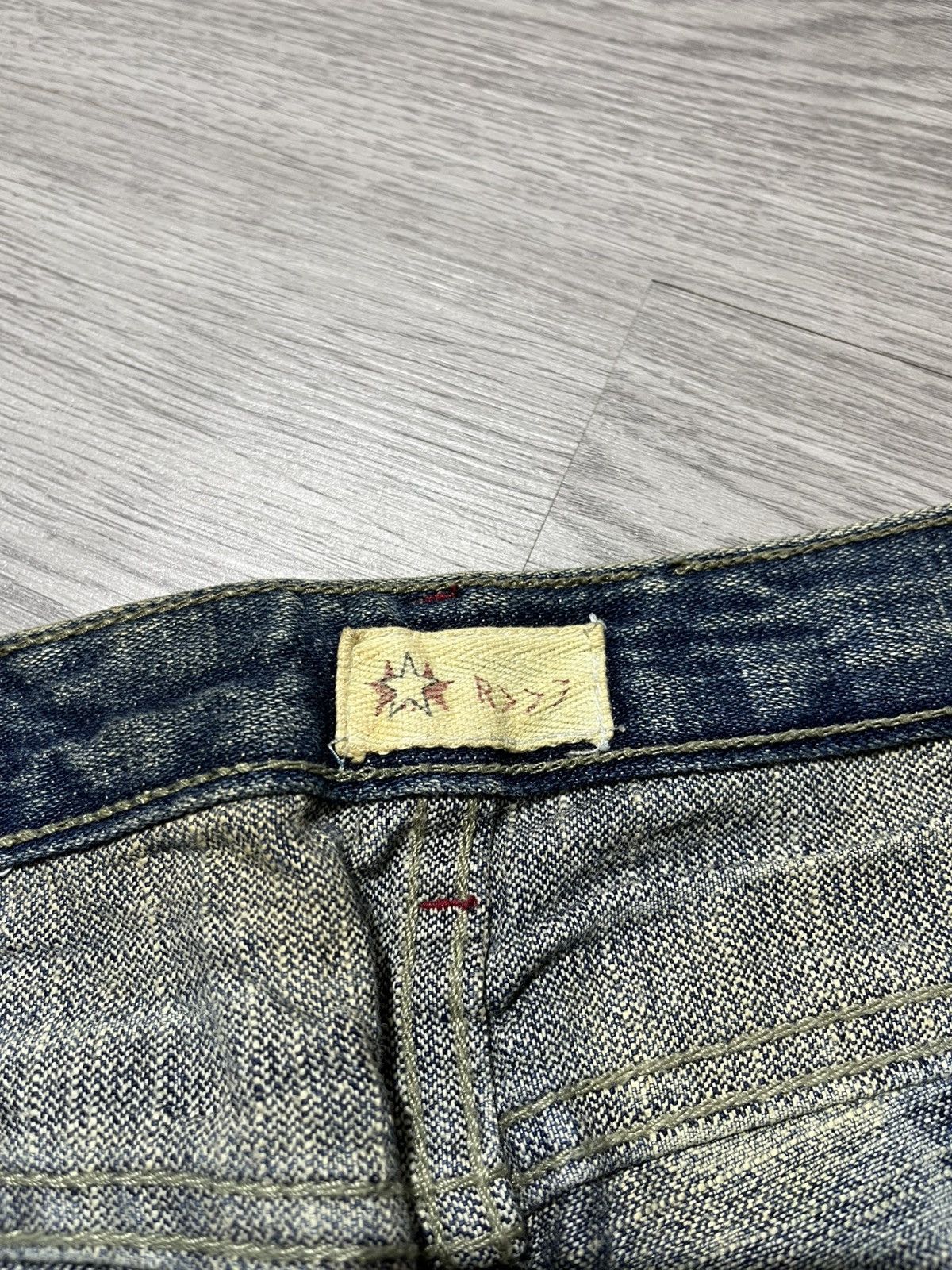 If Six Was Nine 2000s Star R Distressed Ripped Lgb Punk Style Pants Jeans Size US 28 / EU 44 - 16 Thumbnail