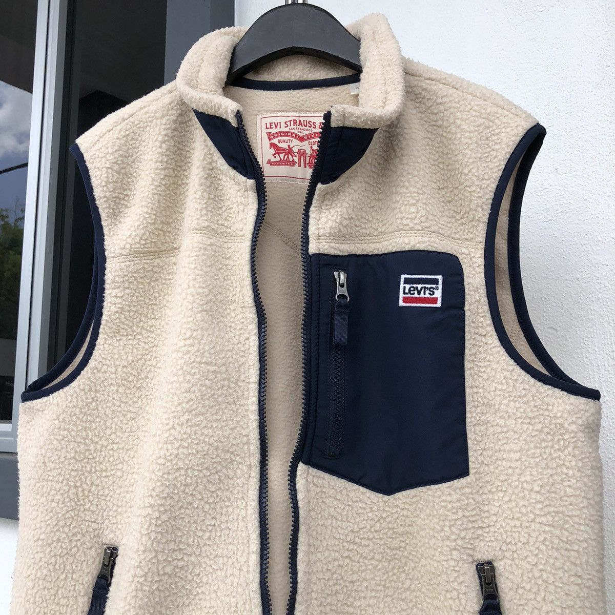 Levi's Levis Men’s Fleece Vest Jacket Size US M / EU 48-50 / 2 - 6 Thumbnail