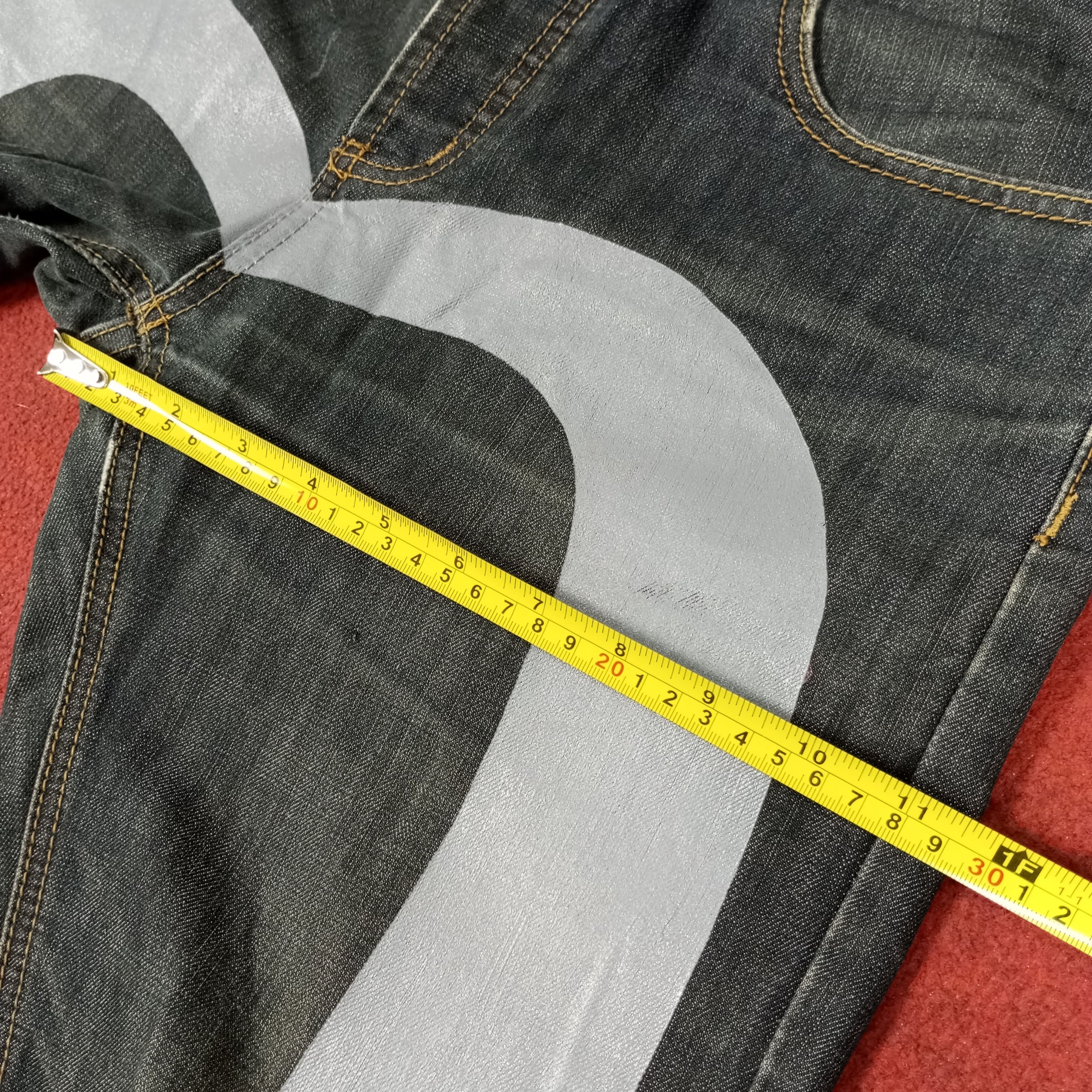 Japanese Brand Evisu Dragon Design Streetwear Custom Daicock Style Jeans Size US 31 - 10 Thumbnail