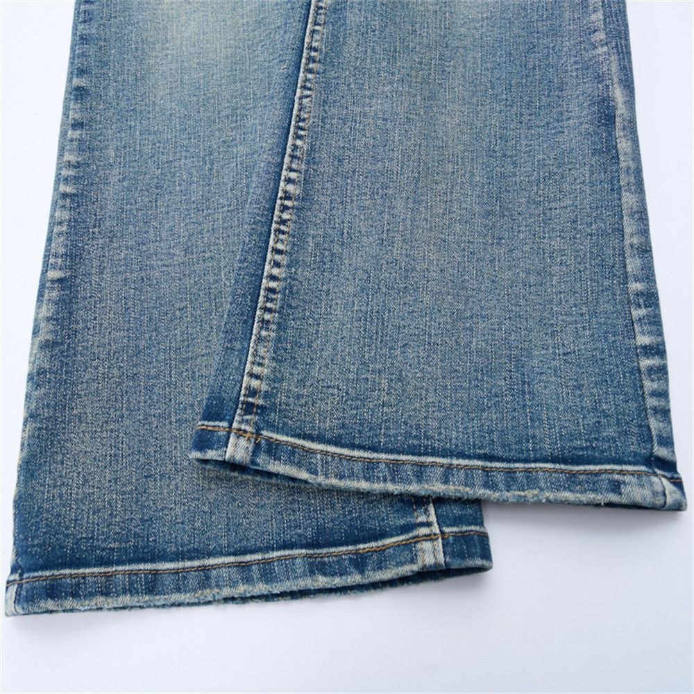Vintage Retro washed distressed straight loose men's flared jeans Size US 32 / EU 48 - 6 Thumbnail