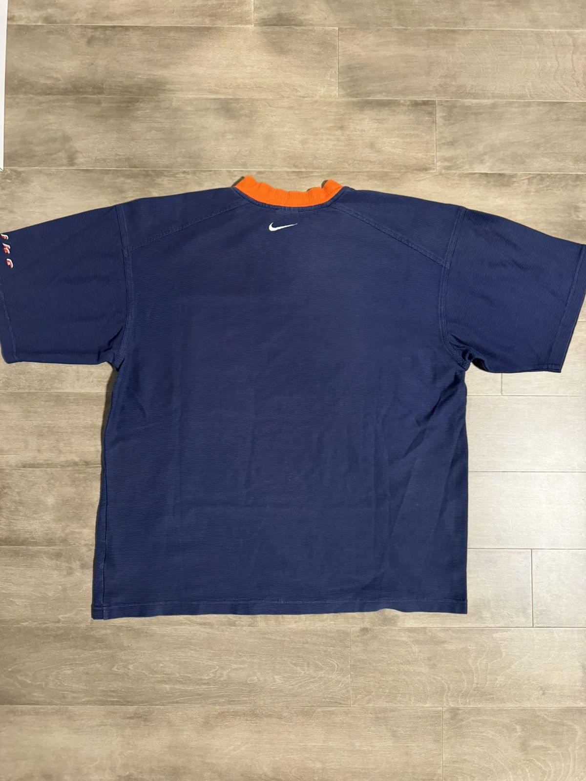 Nike × Vintage Vintage Nike V Neck Tee Size US XL / EU 56 / 4 - 4 Thumbnail