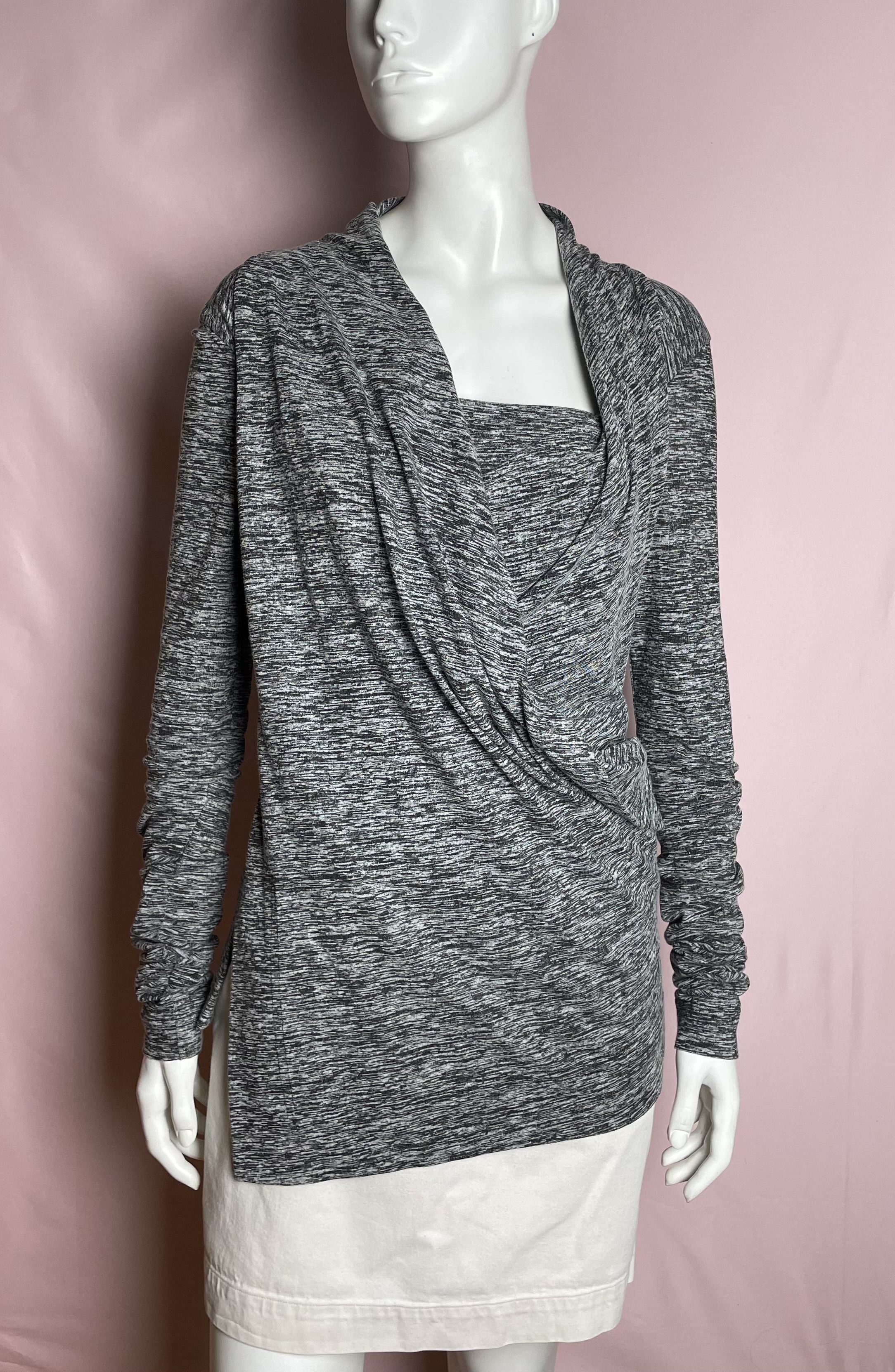 Vivienne Westwood Vivienne Westwood Anglomania Cotton Knit Grey Top Sweater Size XL / US 12-14 / IT 48-50 - 1 Thumbnail