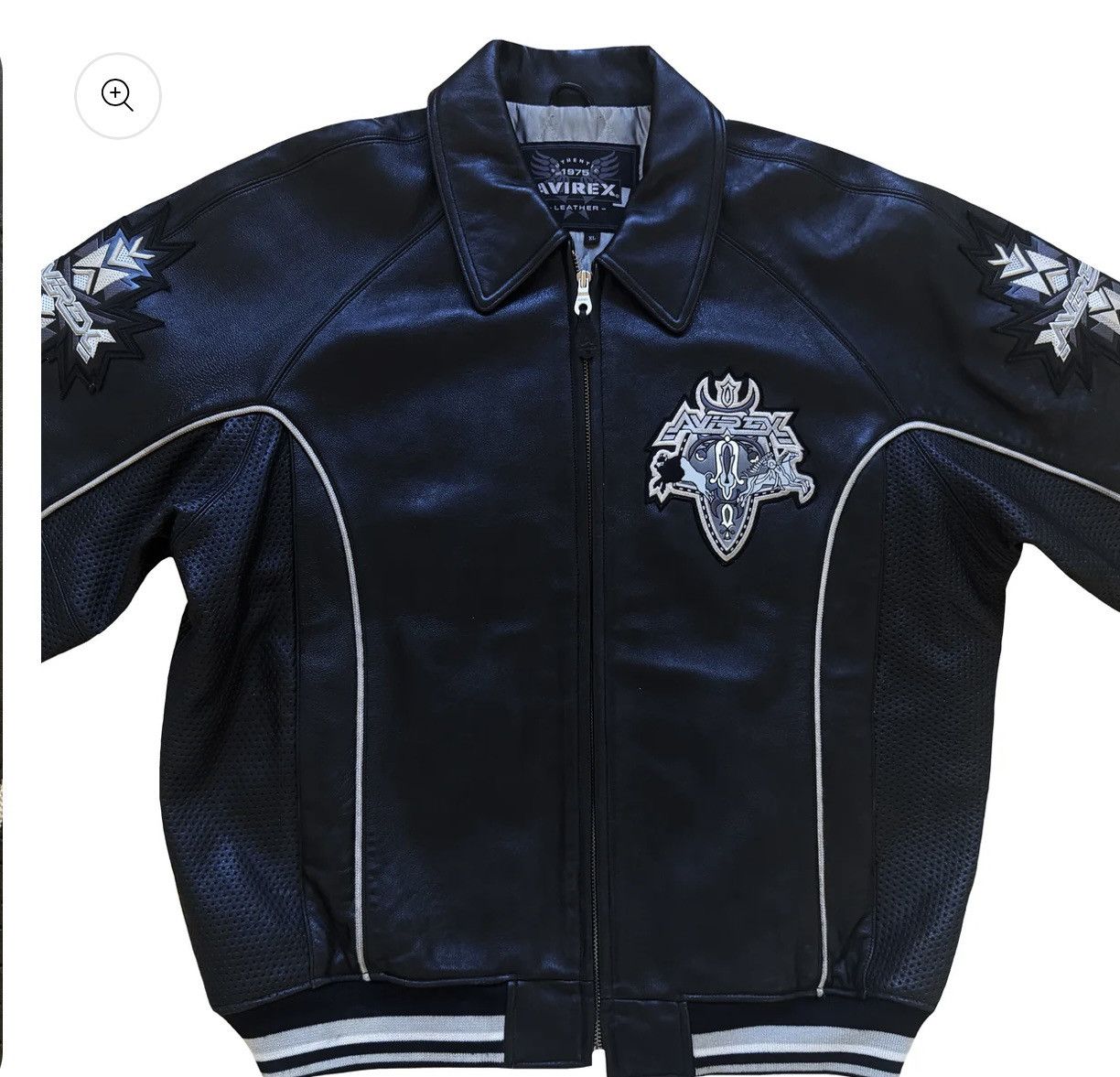 Avirex Avirex 'Gathering of The Tribes' Leather Varsity Jacket - XL Size US XL / EU 56 / 4 - 6 Thumbnail