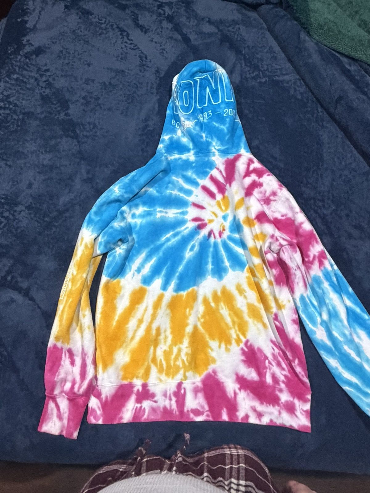 Bape BAPE Tie Dye PONR Shark Wide Full Zip Hoodie Size US XL / EU 56 / 4 - 3 Thumbnail