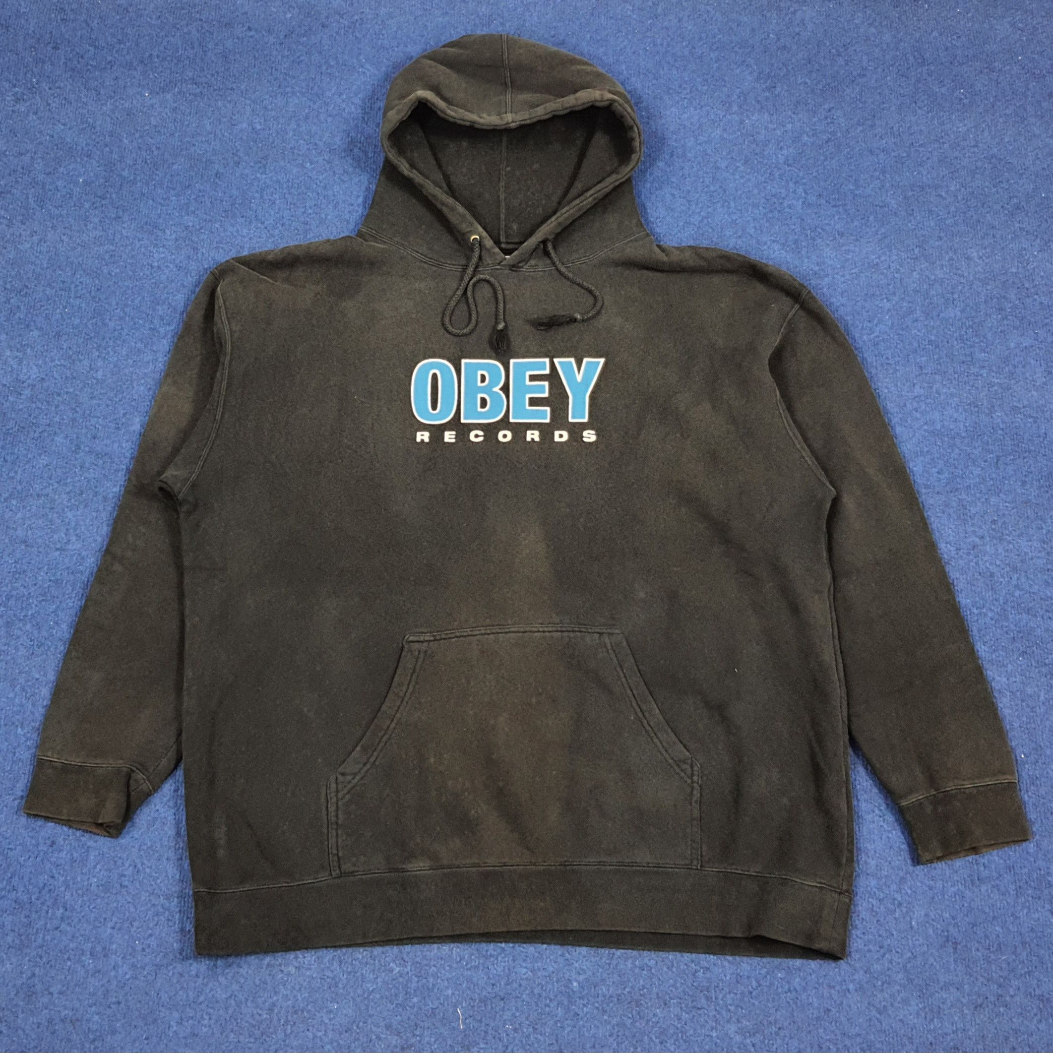 Obey Vintage Obey Records Streetwear Hoodies Size US XXL / EU 58 / 5 - 1 Thumbnail