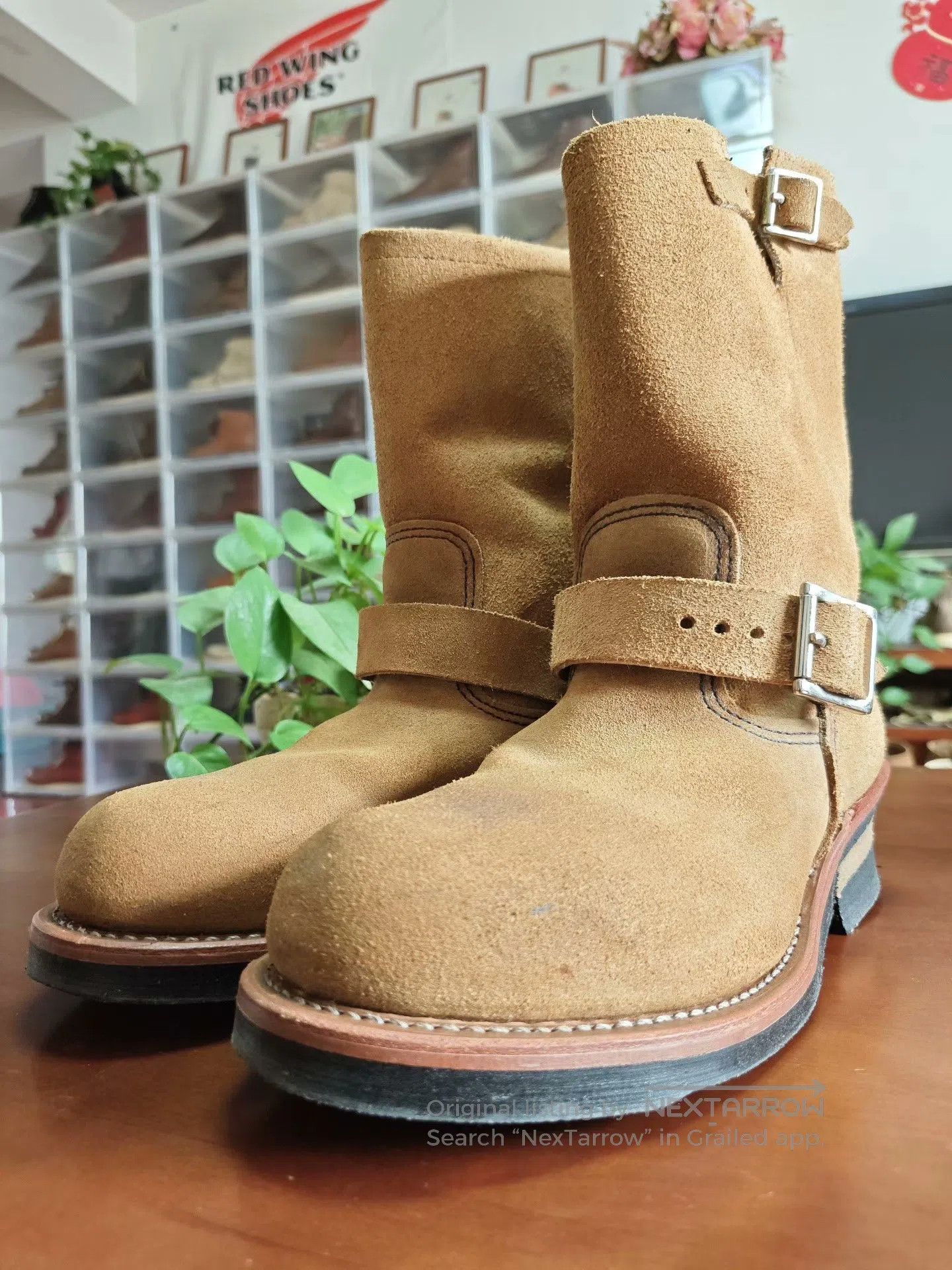 Red Wing Red Wing 8178 Suede Engineer Boots. Size US 7.5 / EU 40-41 - 1 Thumbnail