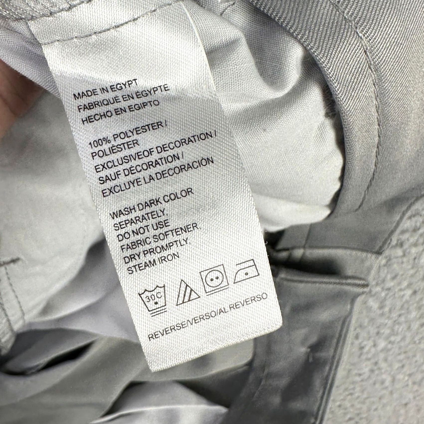Izod VINTAGE: No (omit) Izod Golf Men Dress Pants 34X32 Gray Performance Wicking Stretch Classic Fit NEW Size US 34 / EU 50 - 4 Thumbnail