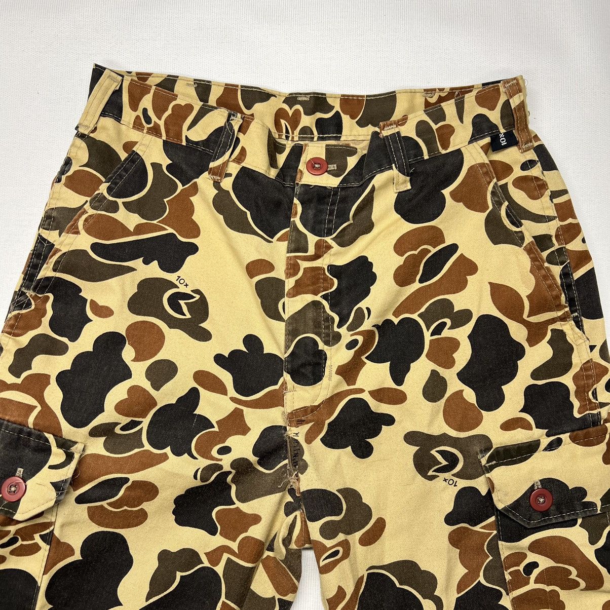 Vintage VTG 10X Cargo Pants Medium Duck Camo Brown Pocket Hunting Size US 32 / EU 48 - 5 Thumbnail