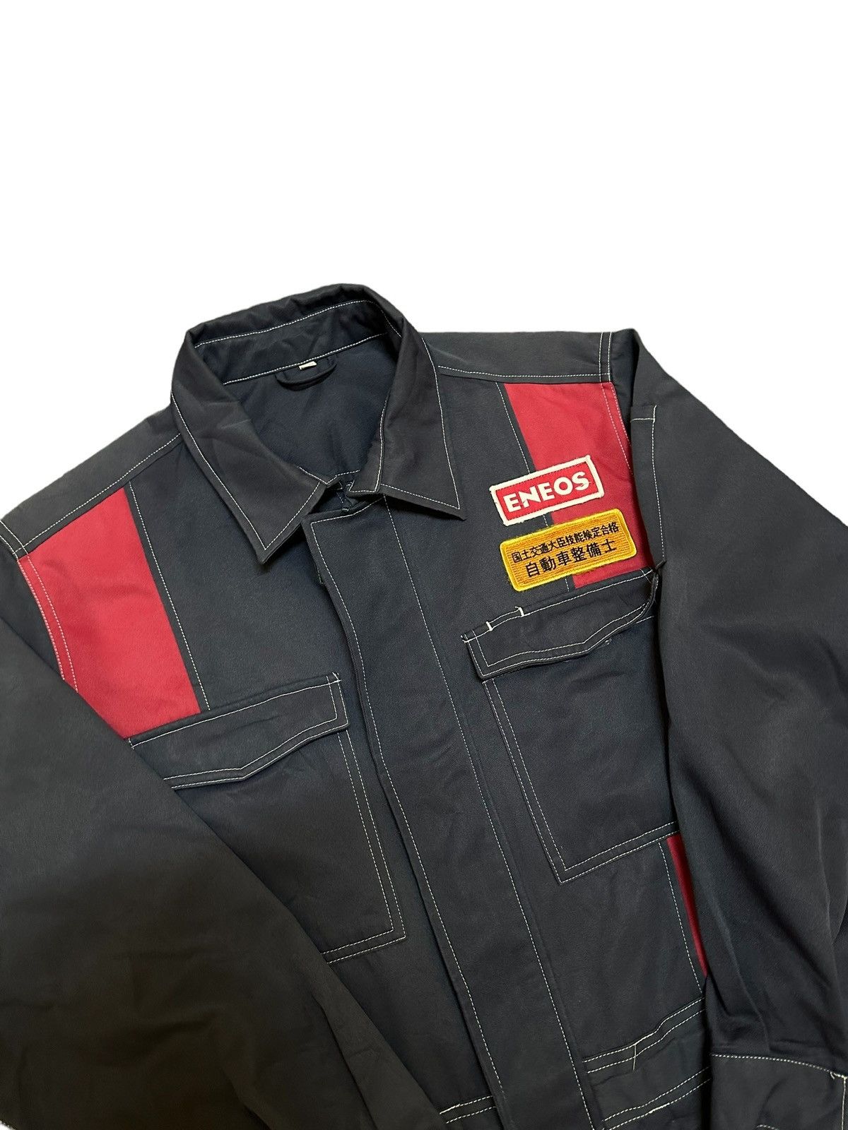 Japanese Brand × Vintage Vintage Eneos Overall Racing Size US 33 - 4 Thumbnail