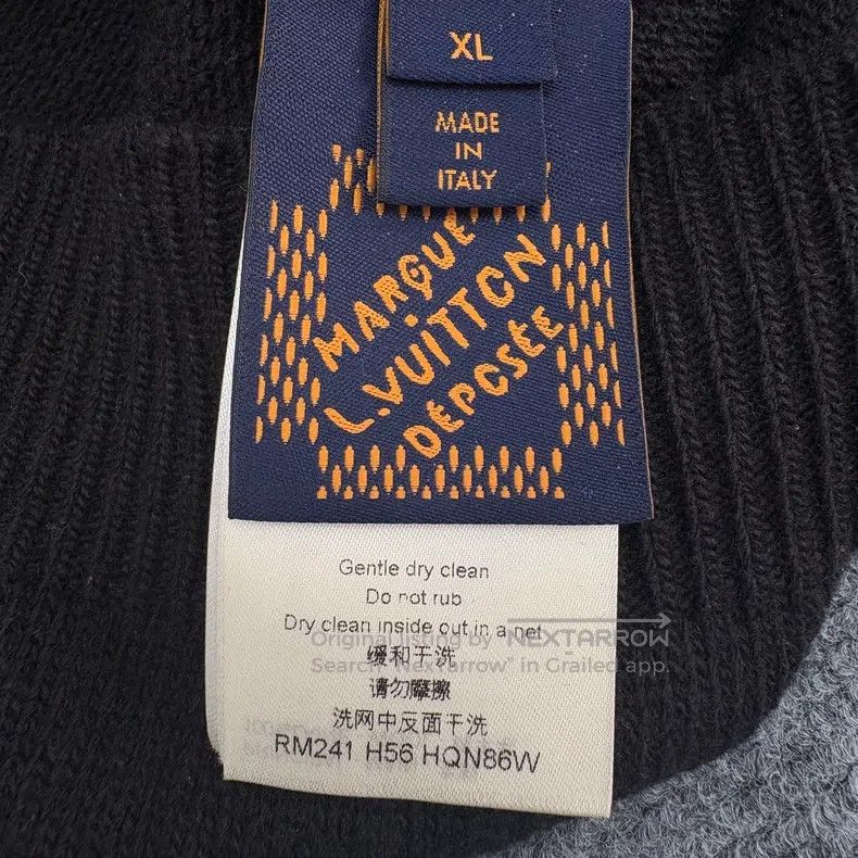 Louis Vuitton Louis Vuitton SS24 Embroidered logo printed sweater Size US XL / EU 56 / 4 - 6 Thumbnail