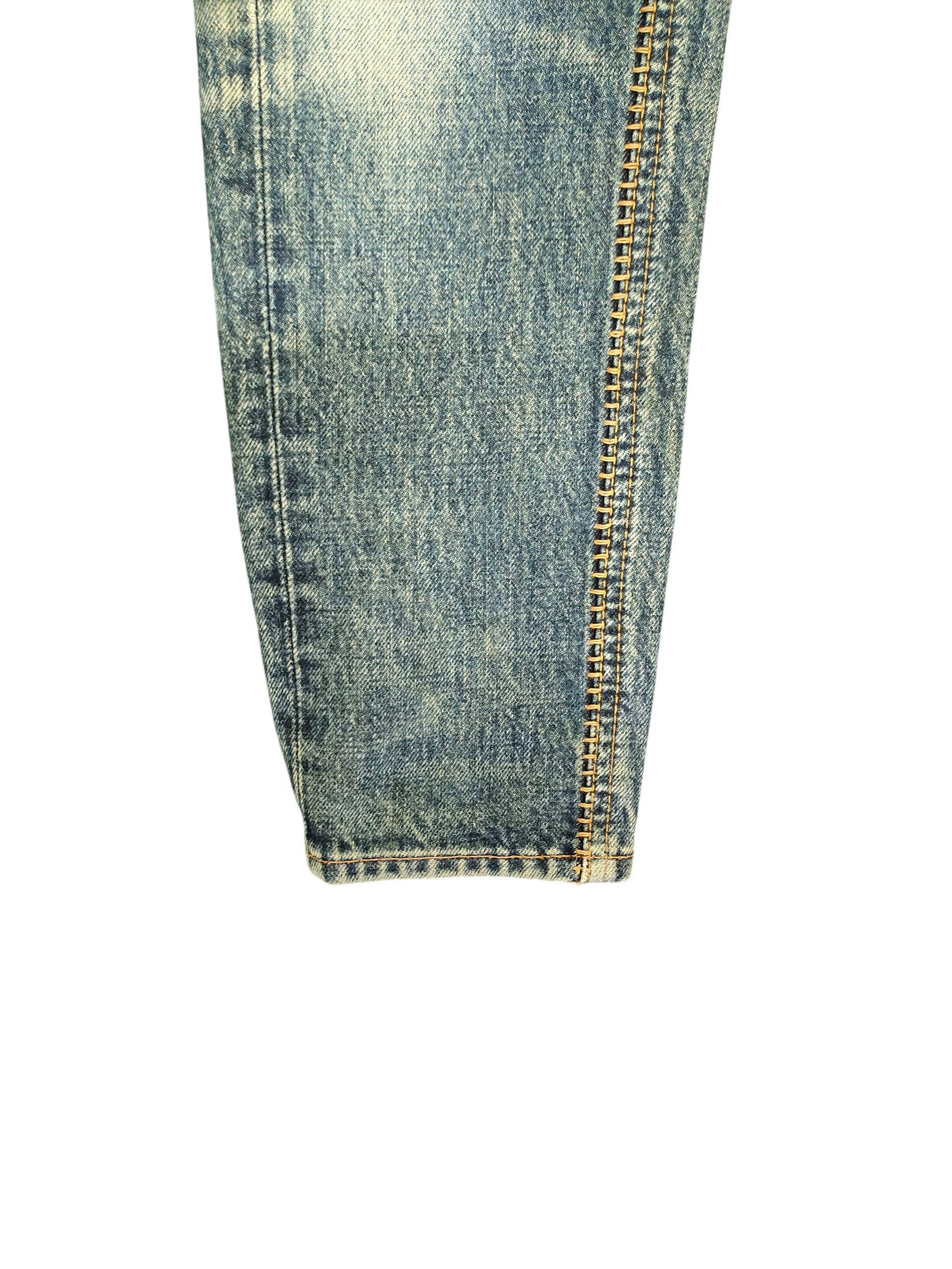Comme des Garcons × Undercover Rna Slang Japan Rusty Clawmark Distress Faded Denim Jeans Size US 30 / EU 46 - 6 Thumbnail