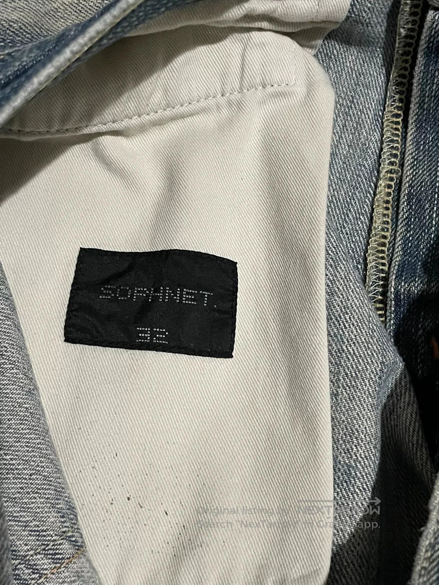 Sophnet. SOPHNET Japanese Wash Distressed Jeans. Size US 32 / EU 48 - 7 Thumbnail