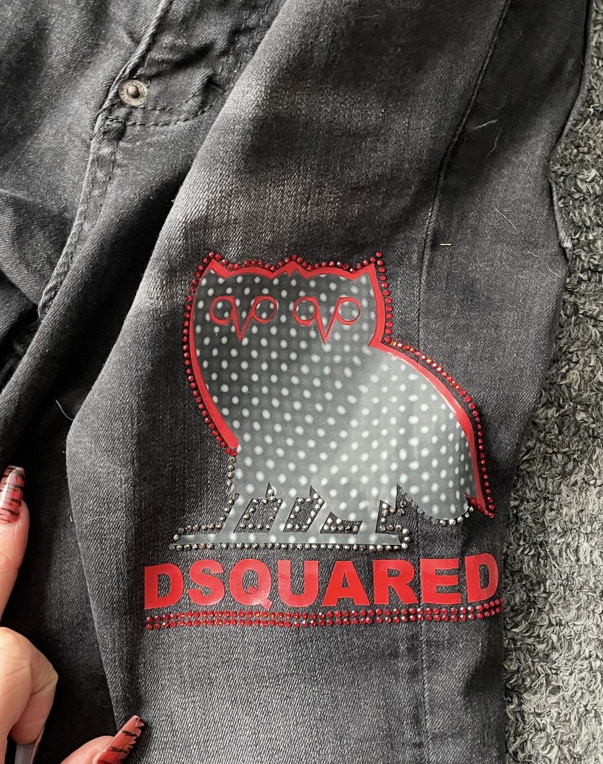 Dsquared2 Dsquared2 x OVO Owl Patch Skinny Jeans - Size IT38 Size 26" / US 2 / IT 38 - 3 Thumbnail