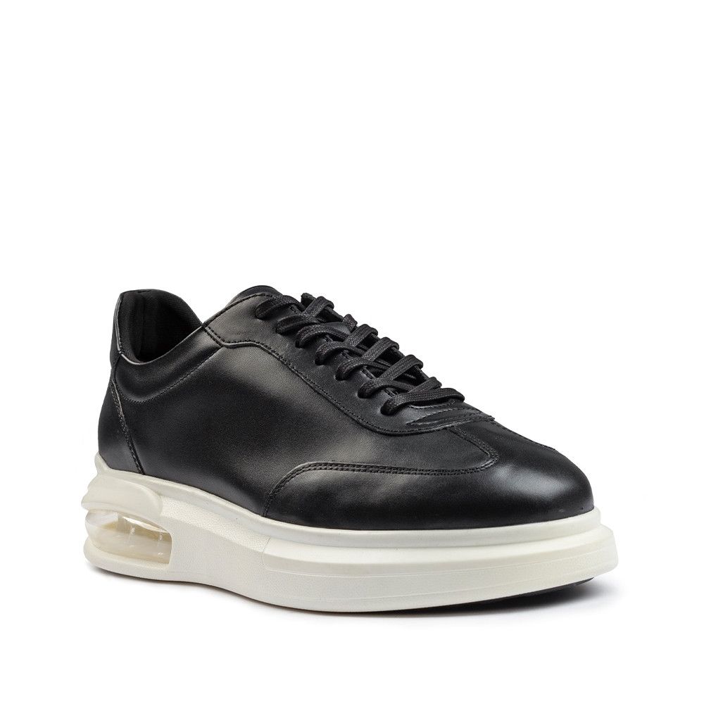 Leather Titan Black White Leather Sneakers Size US 9 / EU 42 - 1 Thumbnail