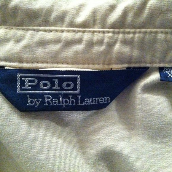 Polo Ralph Lauren POLO RALPH LAUREN MEN'S BEIGE 100%COTTON JACKET SIZE: XL Size US XL / EU 56 / 4 - 6 Thumbnail