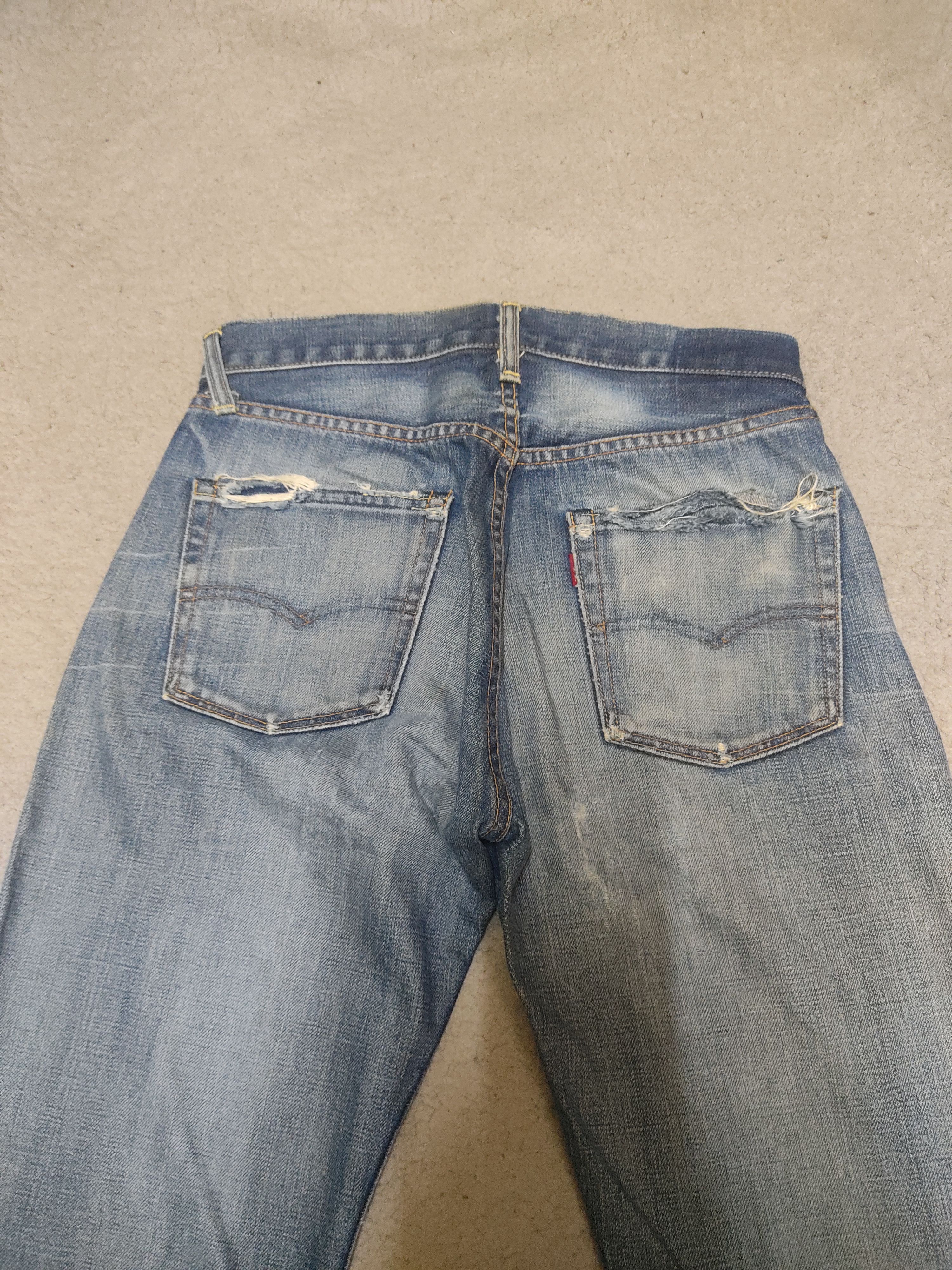 Levi's Vintage Clothing Vintage Levis 501 Big E jeans distressed Size US 30 / EU 46 - 4 Thumbnail