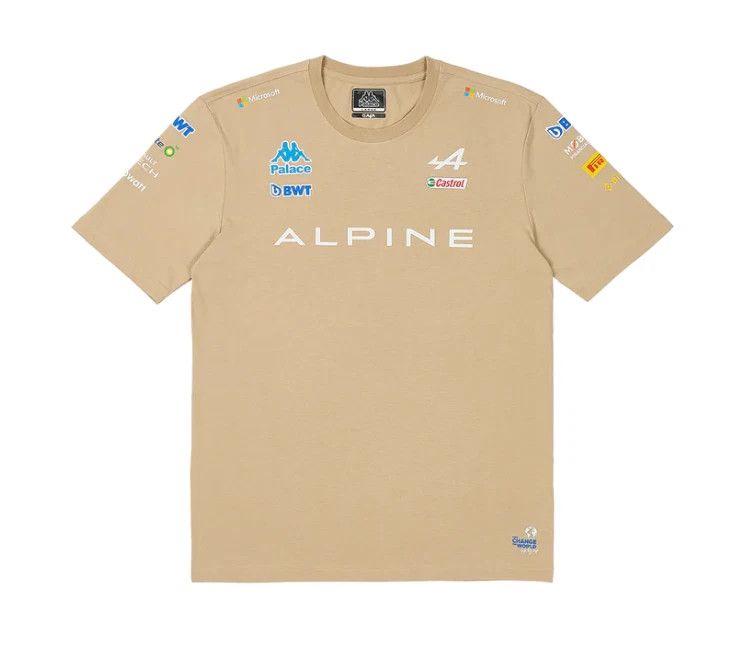 Kappa × Palace Palace Kappa for Alpine T-shirt beige Size US S / EU 44-46 / 1 - 2 Thumbnail