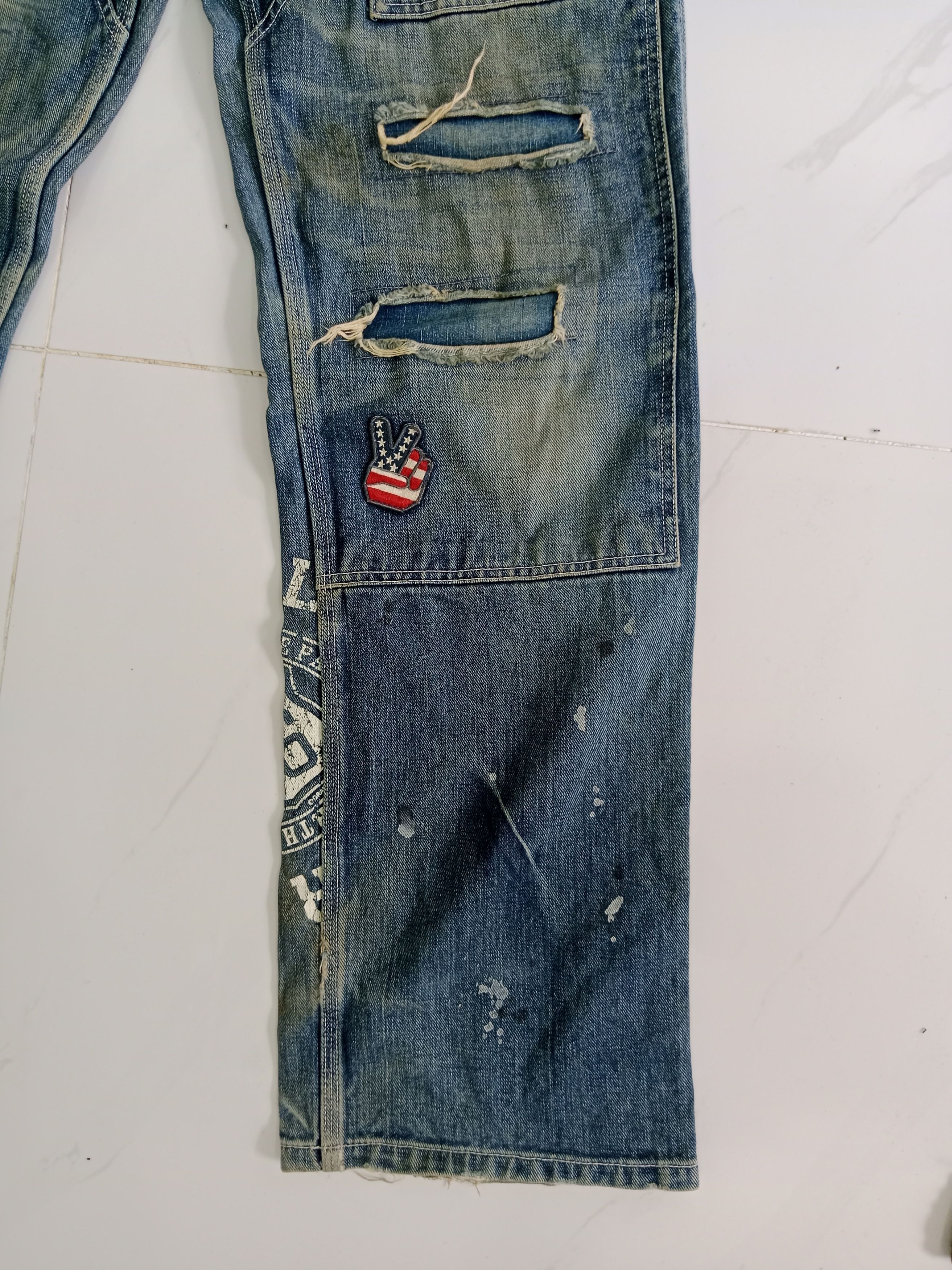 Indian Motorcycle MIND Of USA Jeans Motorcycle Denim American Indian Size US 32 / EU 48 - 6 Thumbnail