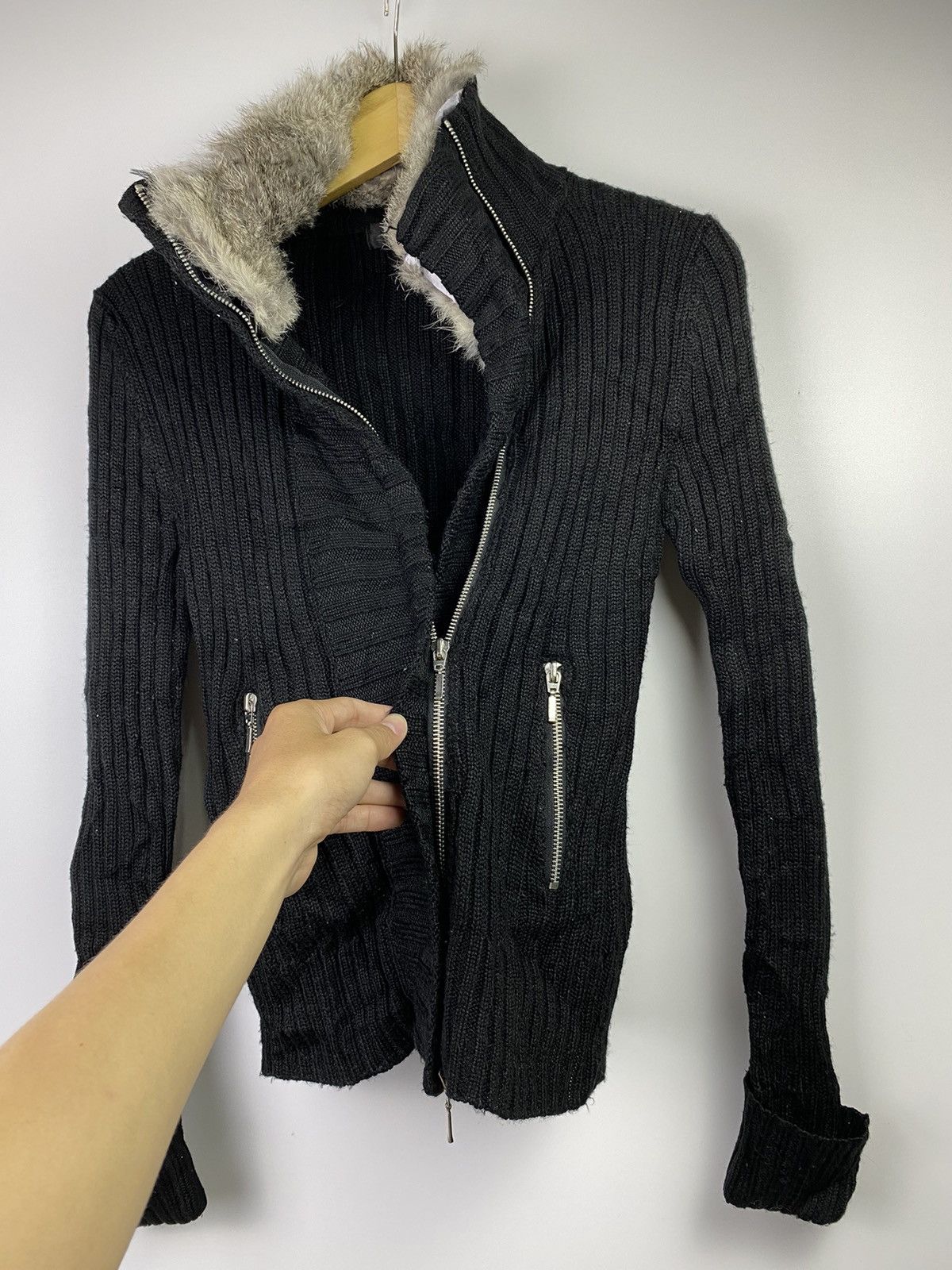 Japanese Brand Fur knitted leon basic ifsixwasnine gothic style Size US S / EU 44-46 / 1 - 7 Thumbnail