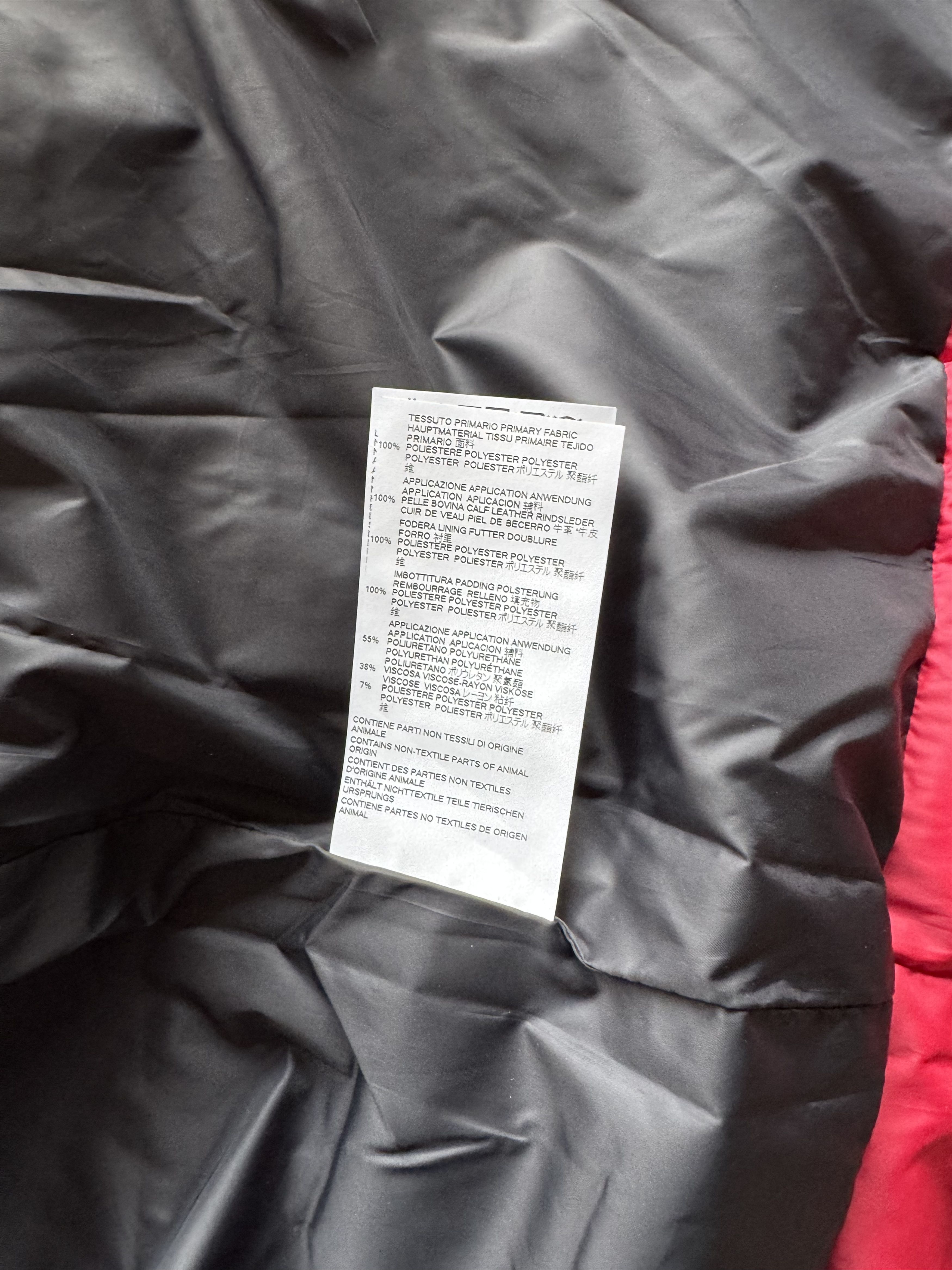 Just Cavalli Quilted Biker Down Jacket With Leather Shoulders Size US XXL / EU 58 / 5 - 19 Thumbnail