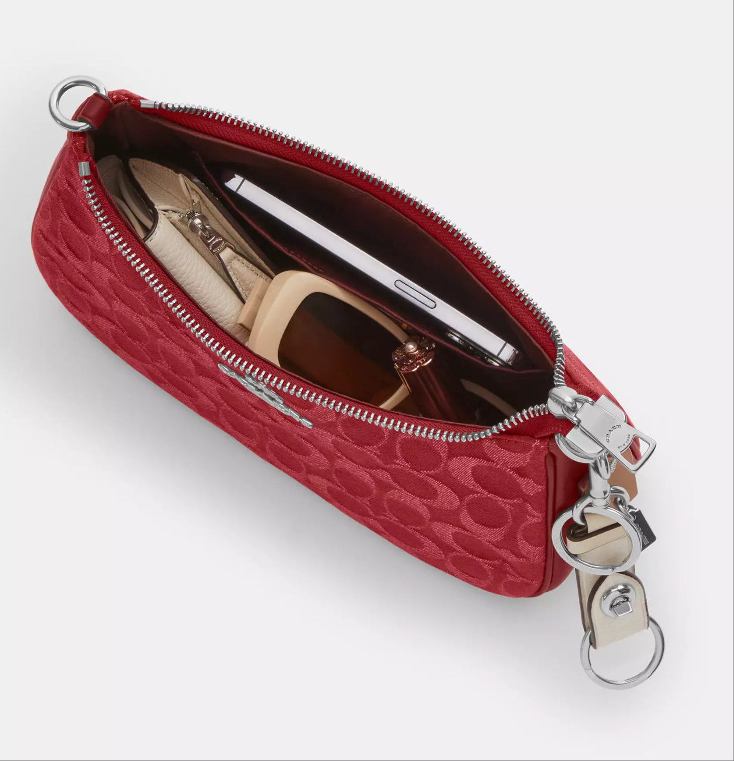 Coach Teri Shoulder Bag In Signature Denim CDE43 Size ONE SIZE - 14 Thumbnail