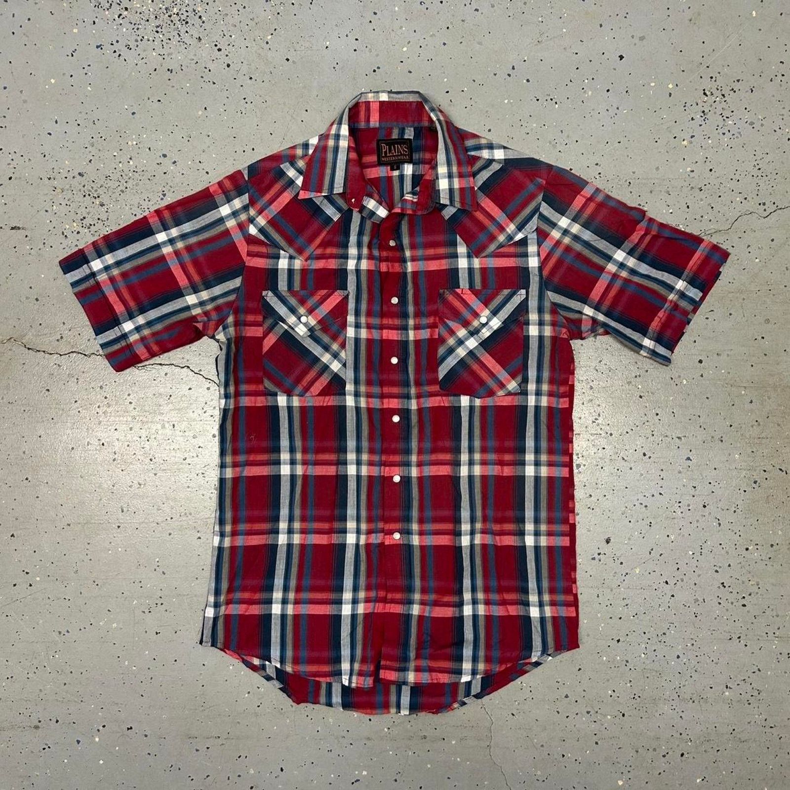 Other Y2K Red and blue plaid button-up shirt Size US S / EU 44-46 / 1 - 1 Thumbnail