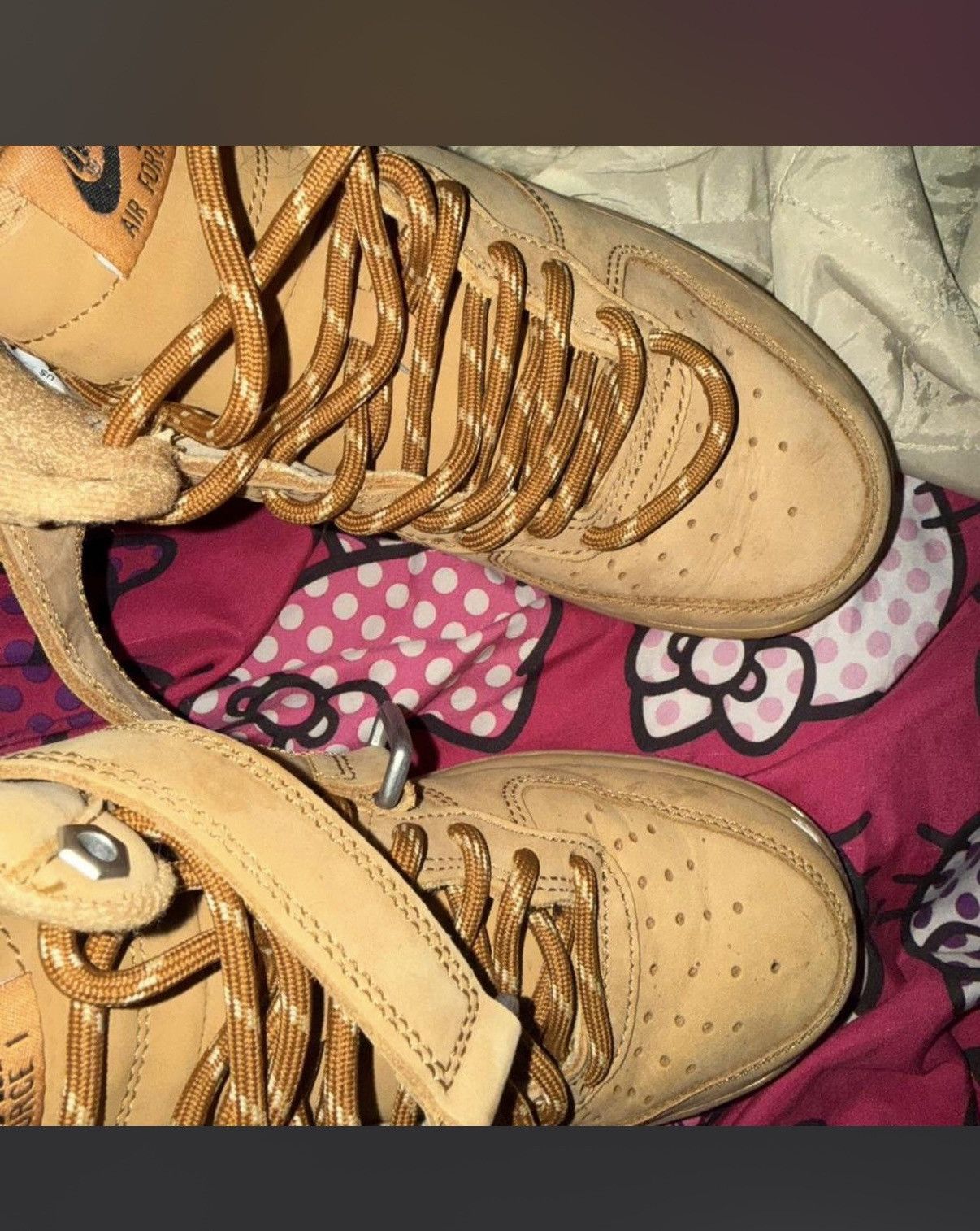 Nike Nike Air Force 1 Wheat High '07 LV8 Size US 6 / IT 36 - 5 Thumbnail