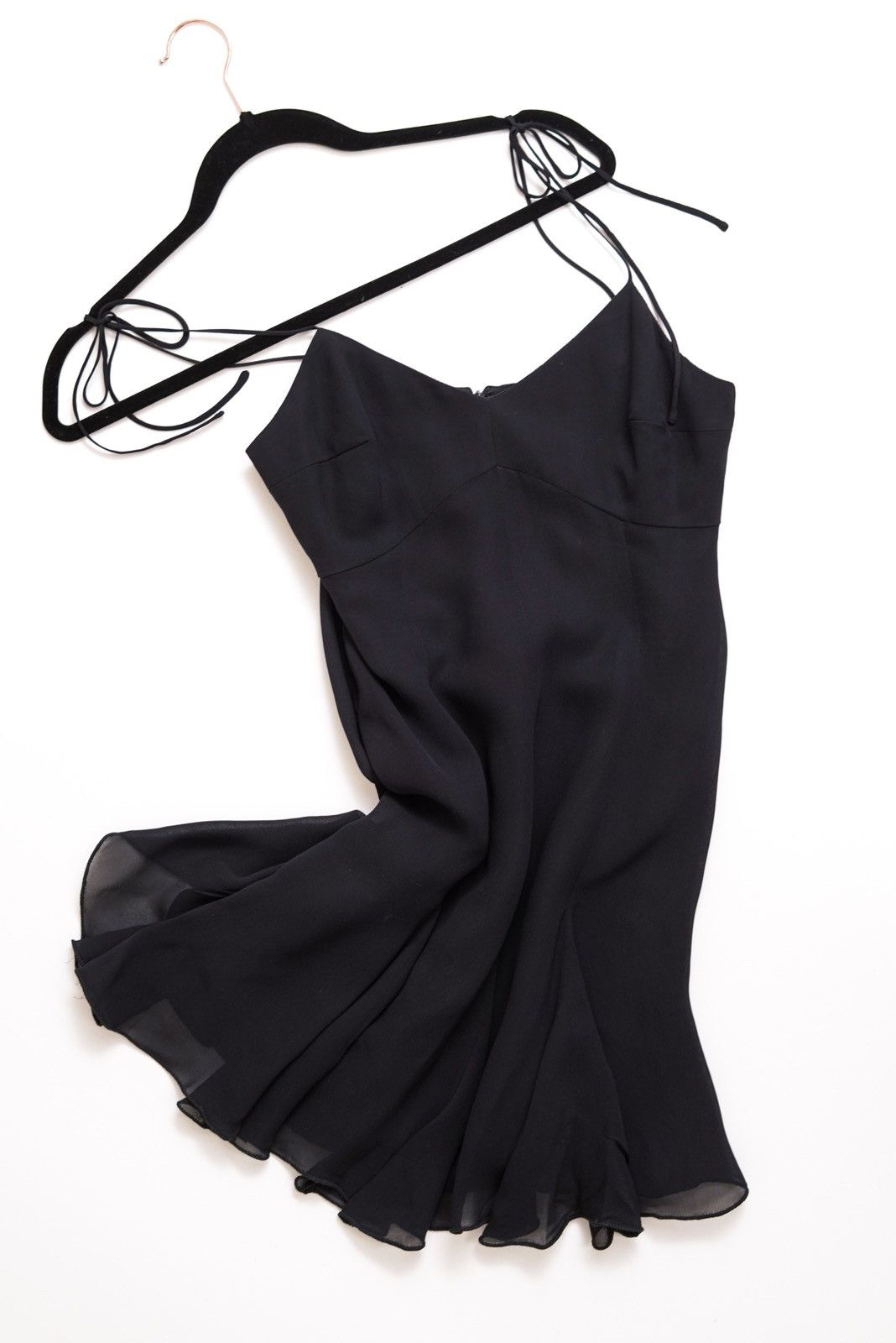 Dolce & Gabbana Dolce & Gabbana S/S 1995 Black Silk Mini Dress Size M / US 6-8 / IT 42-44 - 6 Thumbnail