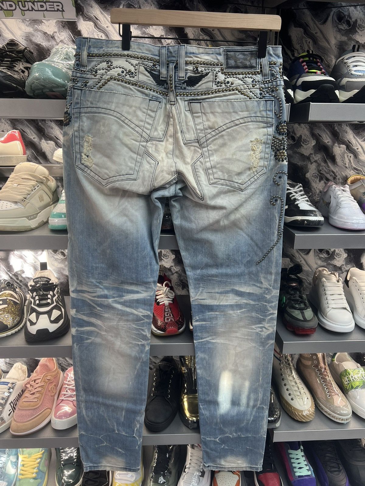 Robins Jeans Robin Blue Denim Jeans Size US 32 / EU 48 - 2 Thumbnail