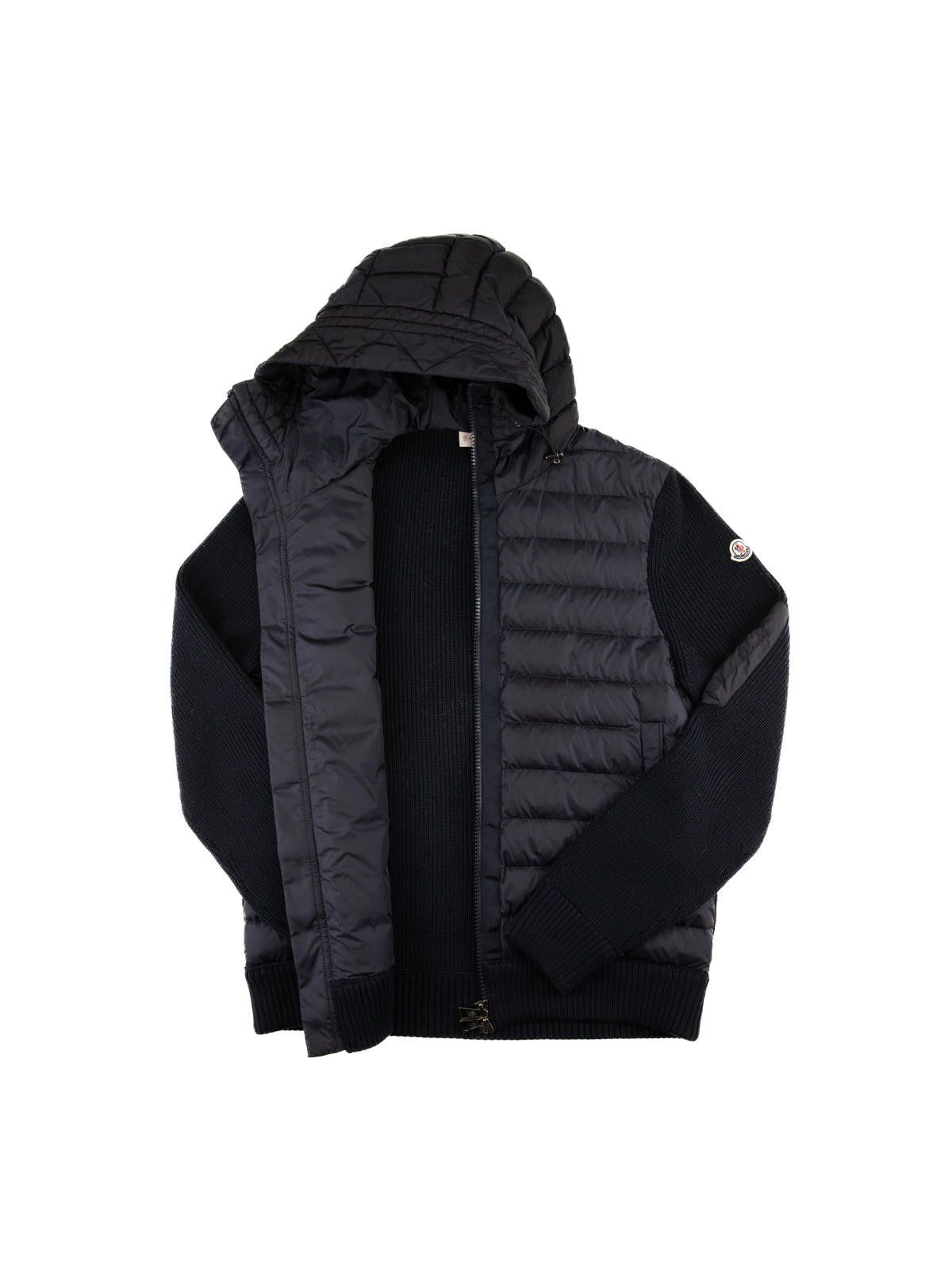 Moncler PADDED WOOL ZIP-UP HOODIE Down Jacket ★関税込★ Moncler Padded Wool Zip-Up Hoodie | Saks Fifth Avenue