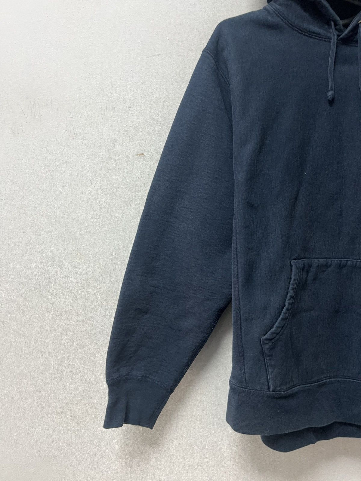 Supreme Supreme Zip Hoodie Big Logo Navy Blue Mens Size L Size US L / EU 52-54 / 3 - 4 Thumbnail