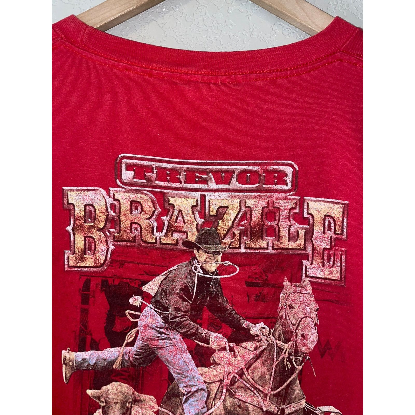 Wrangler Vintage Wrangler Rodeo Shirt Trevor Brazile Cowboy Tee Y2k 2 Size US XXL / EU 58 / 5 - 6 Thumbnail