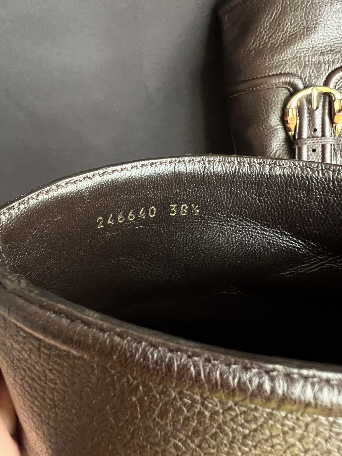 Gucci Gucci Womens Boots Leather Size 38/5 Size US 8.5 / IT 38.5 - 11 Thumbnail