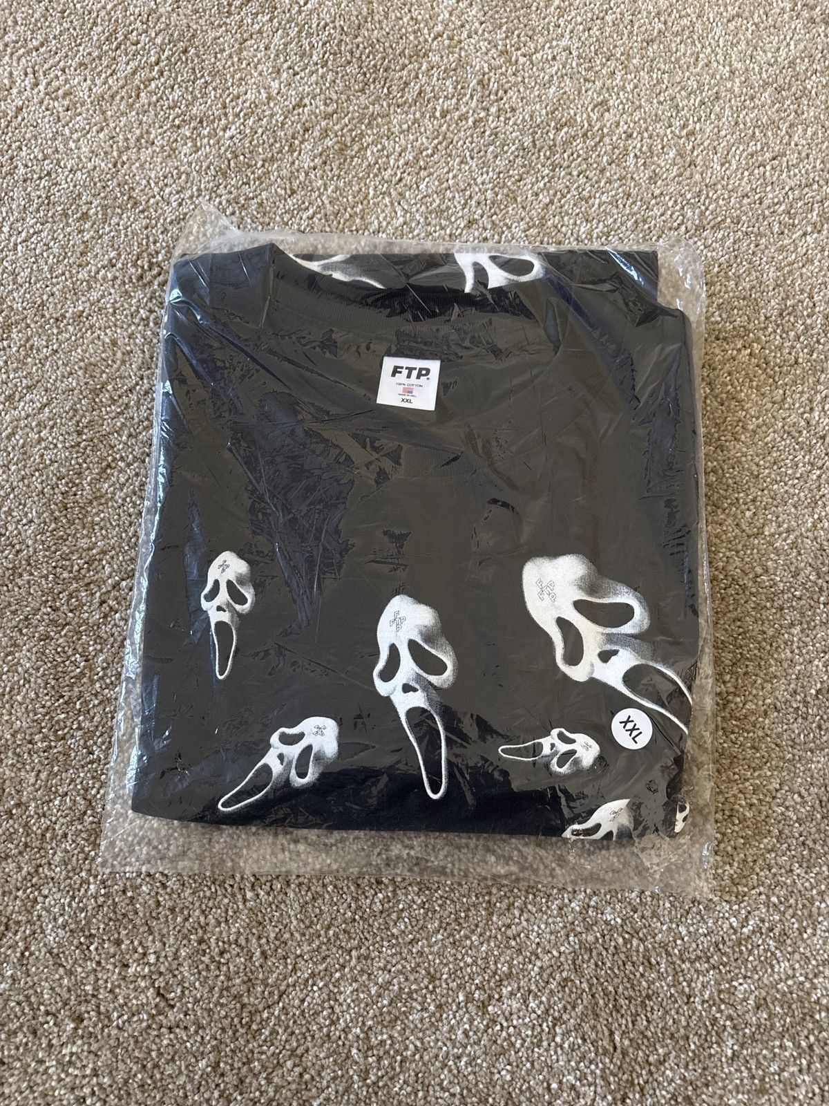 Fuck The Population FTP Ghostface Mask Tee (Black) Size US XXL / EU 58 / 5 - 1 Thumbnail