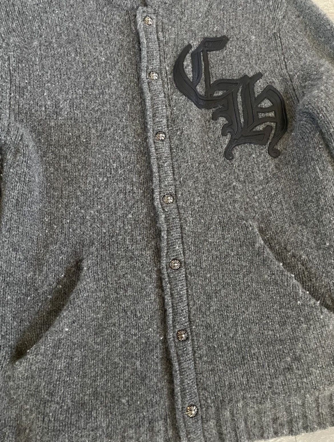 Chrome Hearts Chrome Hearts Cashmere Patched Cardigan Size US S / EU 44-46 / 1 - 4 Thumbnail