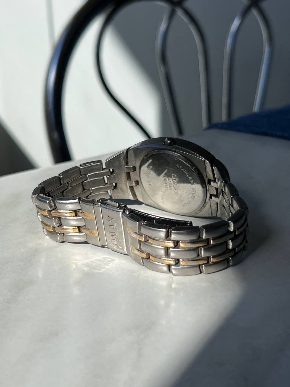 Japanese Brand × Vintage Omax vintage Chunky watch futuristic bracelet Watches Japan Size ONE SIZE - 4 Thumbnail