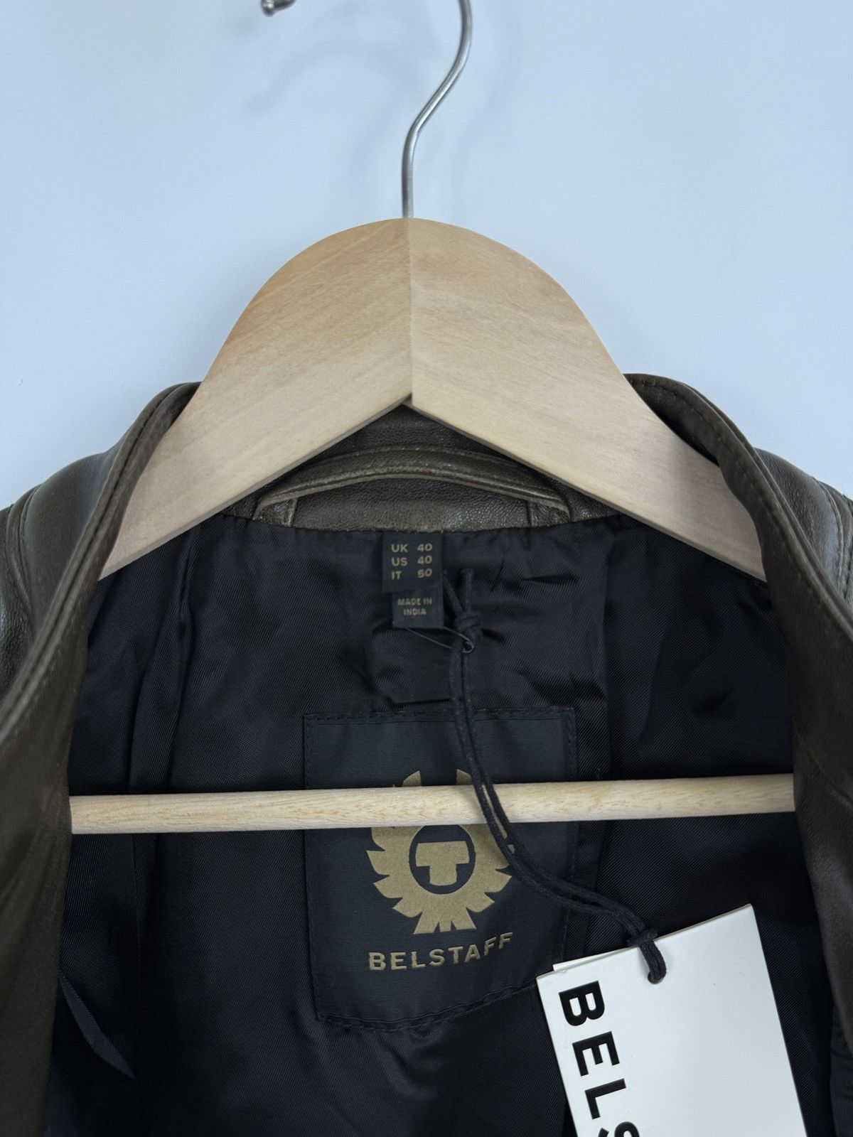 Belstaff ❗️NEW 🇬🇧 Belstaff Sheep Leather Jacket 100038 V Racer Size US M / EU 48-50 / 2 - 13 Thumbnail