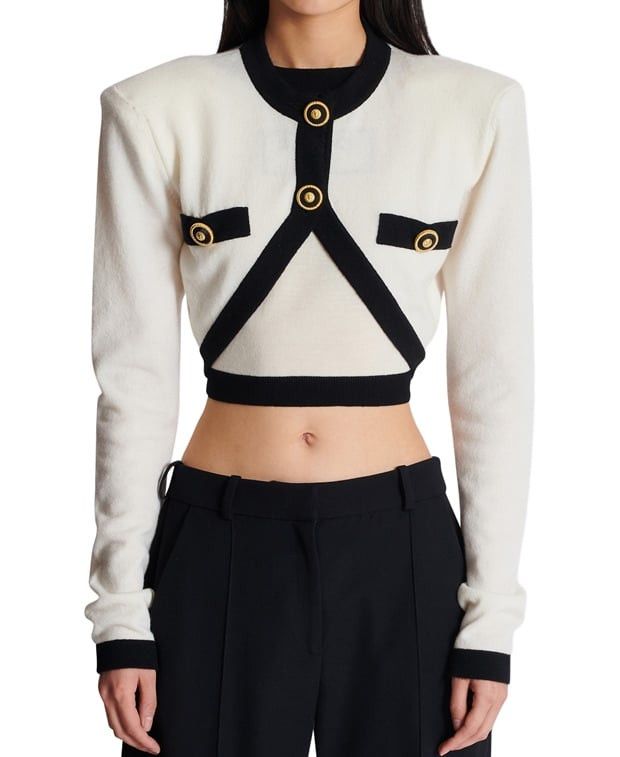 Balmain Cardigan Size S / US 4 / IT 40 - 1 Thumbnail