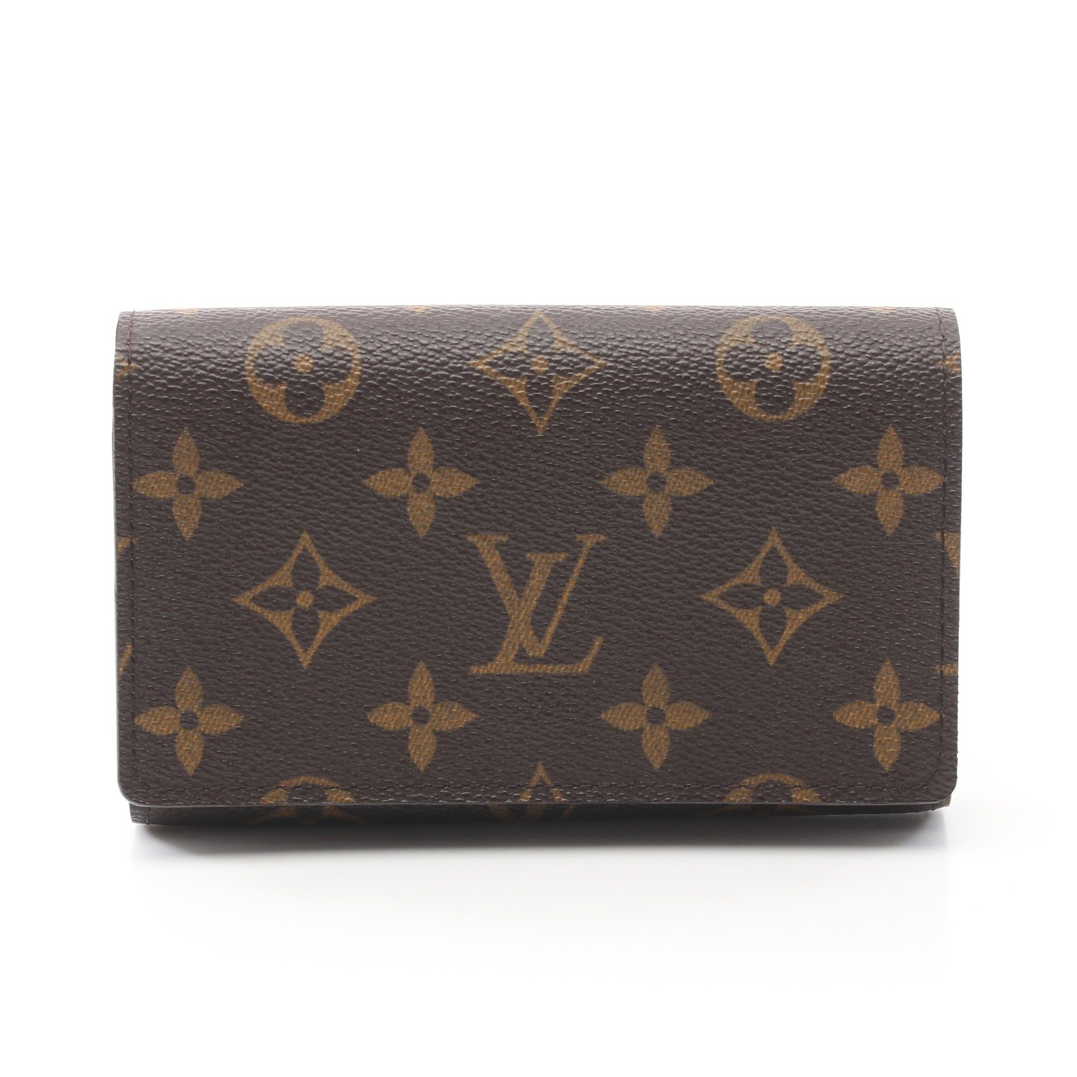 Louis Vuitton Louis Vuitton Porte-Monnaie Bie Tresor Monogram Bi-Fold Wallet Leather Brown Size ONE SIZE - 1 Thumbnail
