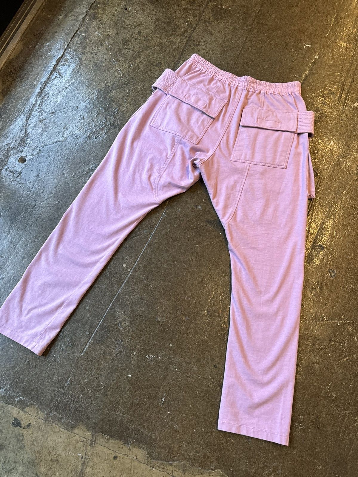 Rick Owens Drkshdw Rick Owens DRKSHDW Creatch Cargo Drawstring Pants Pink Size US 36 / EU 52 - 11 Thumbnail
