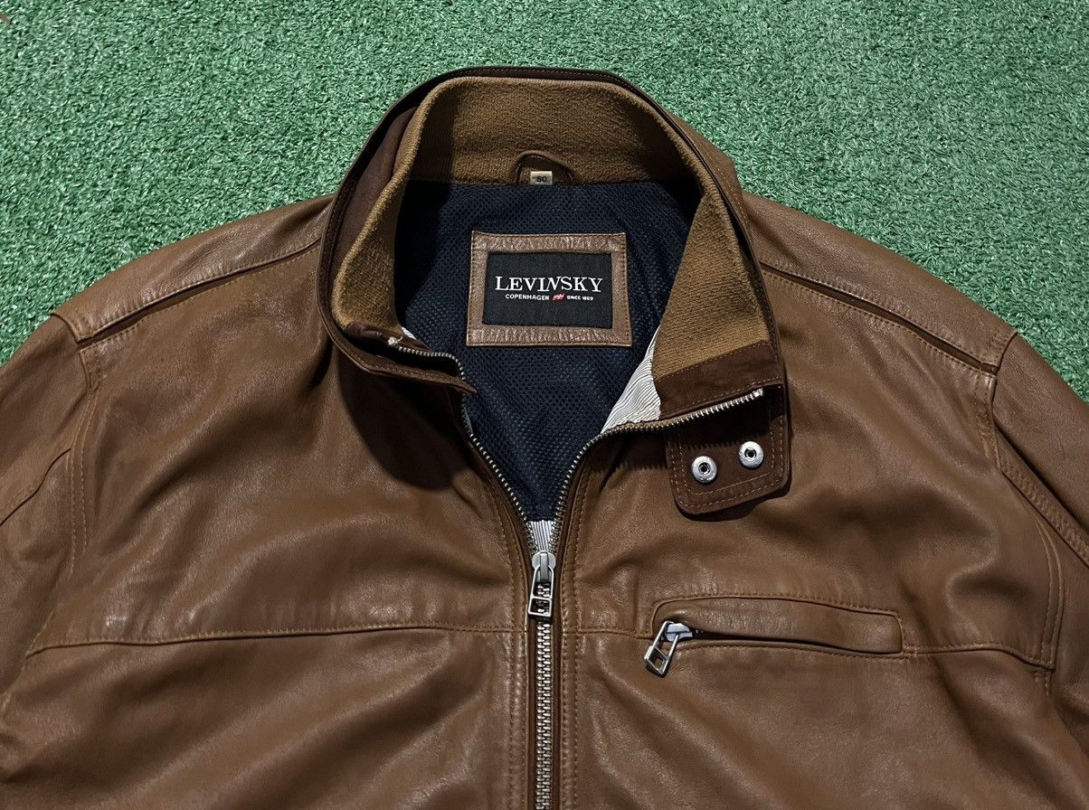 Leather × Vintage Levinsky Real Leather Jacket Vintage Size US M / EU 48-50 / 2 - 3 Thumbnail